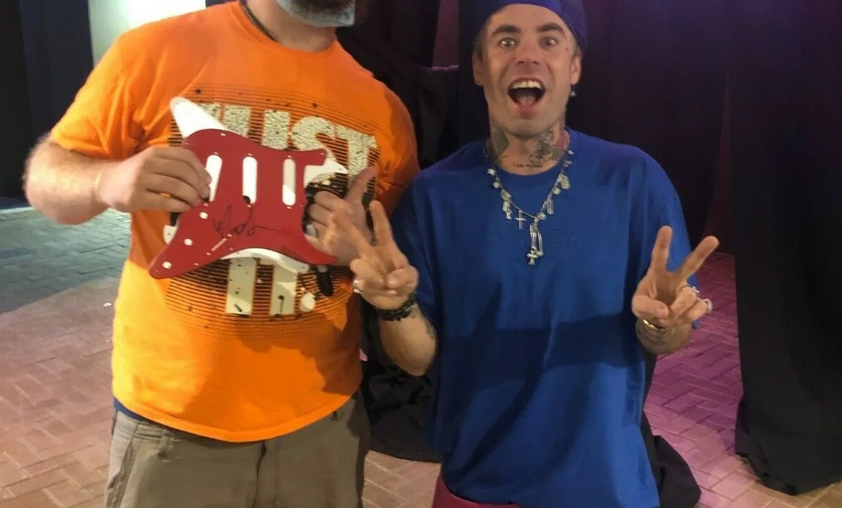 PSA Internet Killed the Rockstar * MOD SUN * Signed Electric Guitar PROOF COA, image 2
