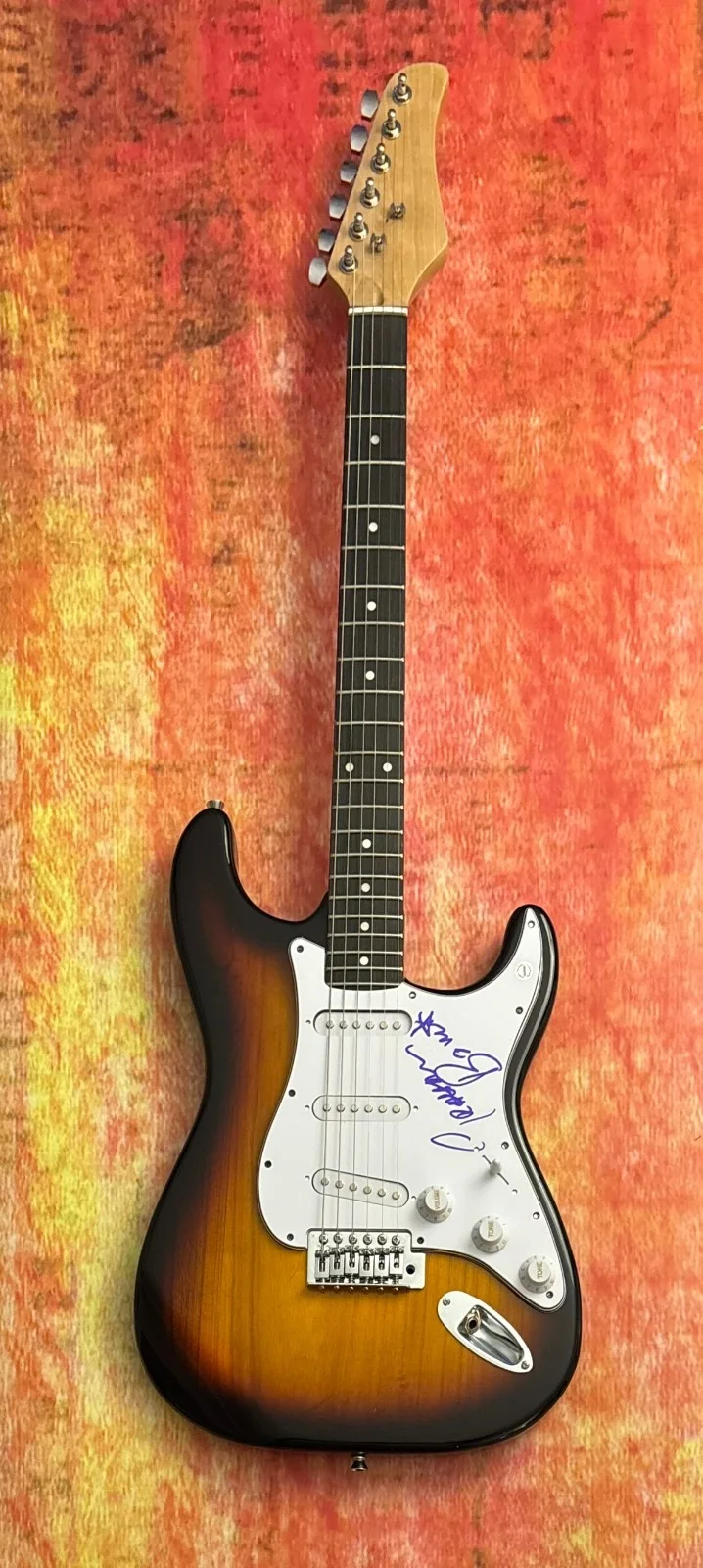 GFA Rainbow Band Singer * GRAHAM BONNET * Signed Electric Guitar PROOF COA, image 4