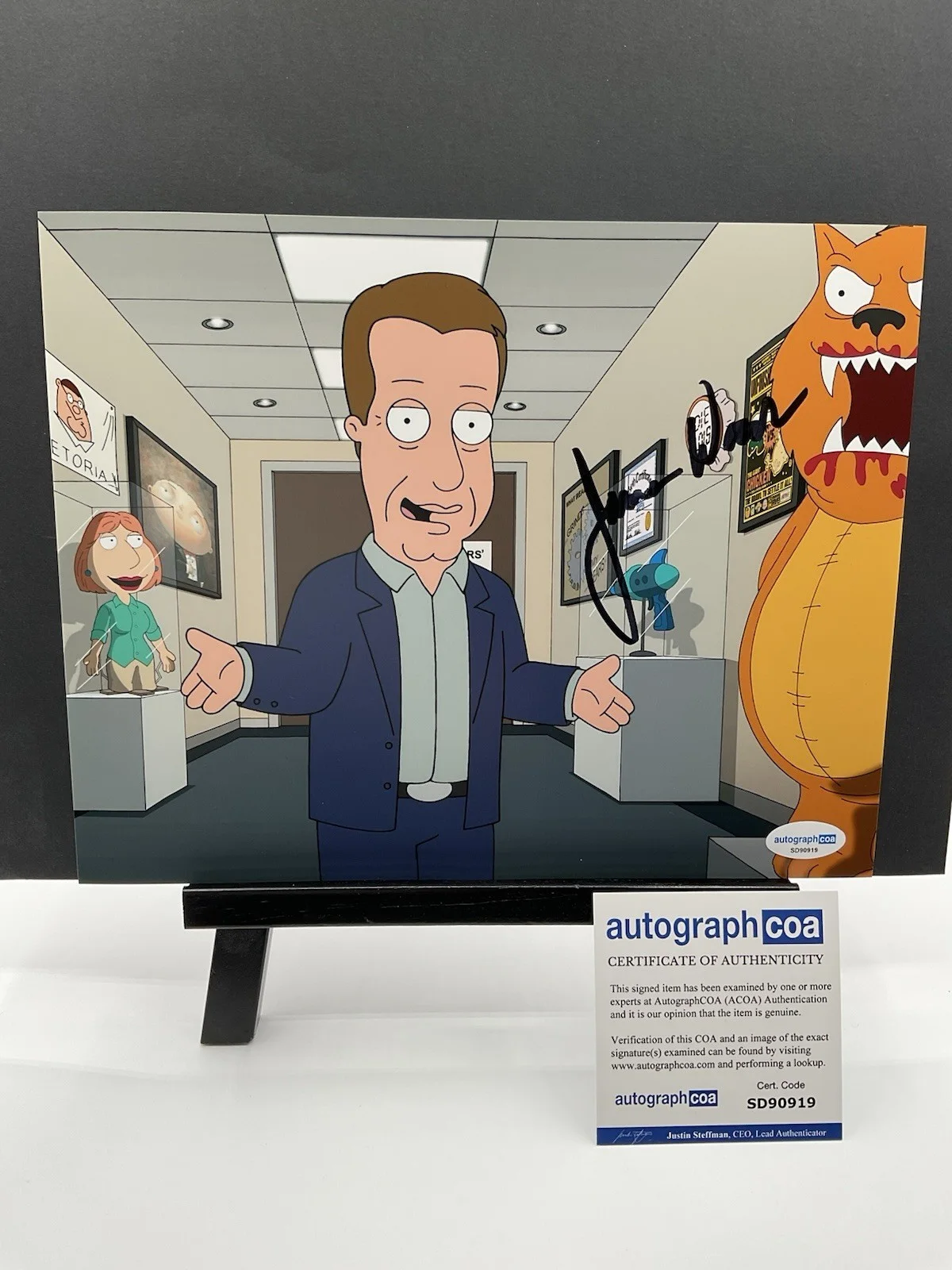 James Woods — James Woods Signed photo Family Guy signed photo ACOA James Woods signed 8x10