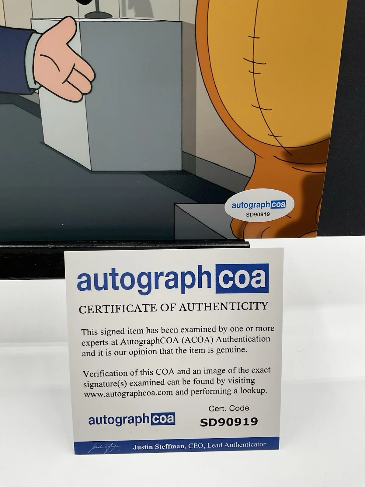 James Woods — James Woods Signed photo Family Guy signed photo ACOA James Woods signed 8x10, изображение 3