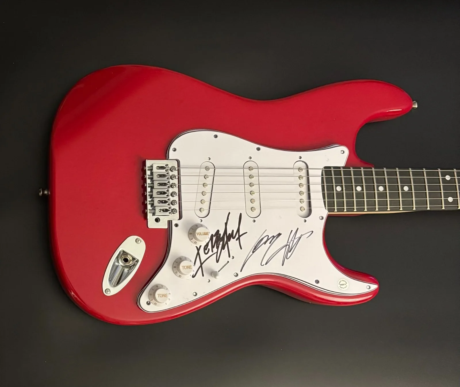 GFA Kerry King and Gary Holt * SLAYER * Band Signed Electric Guitar PROOF COA, image 3
