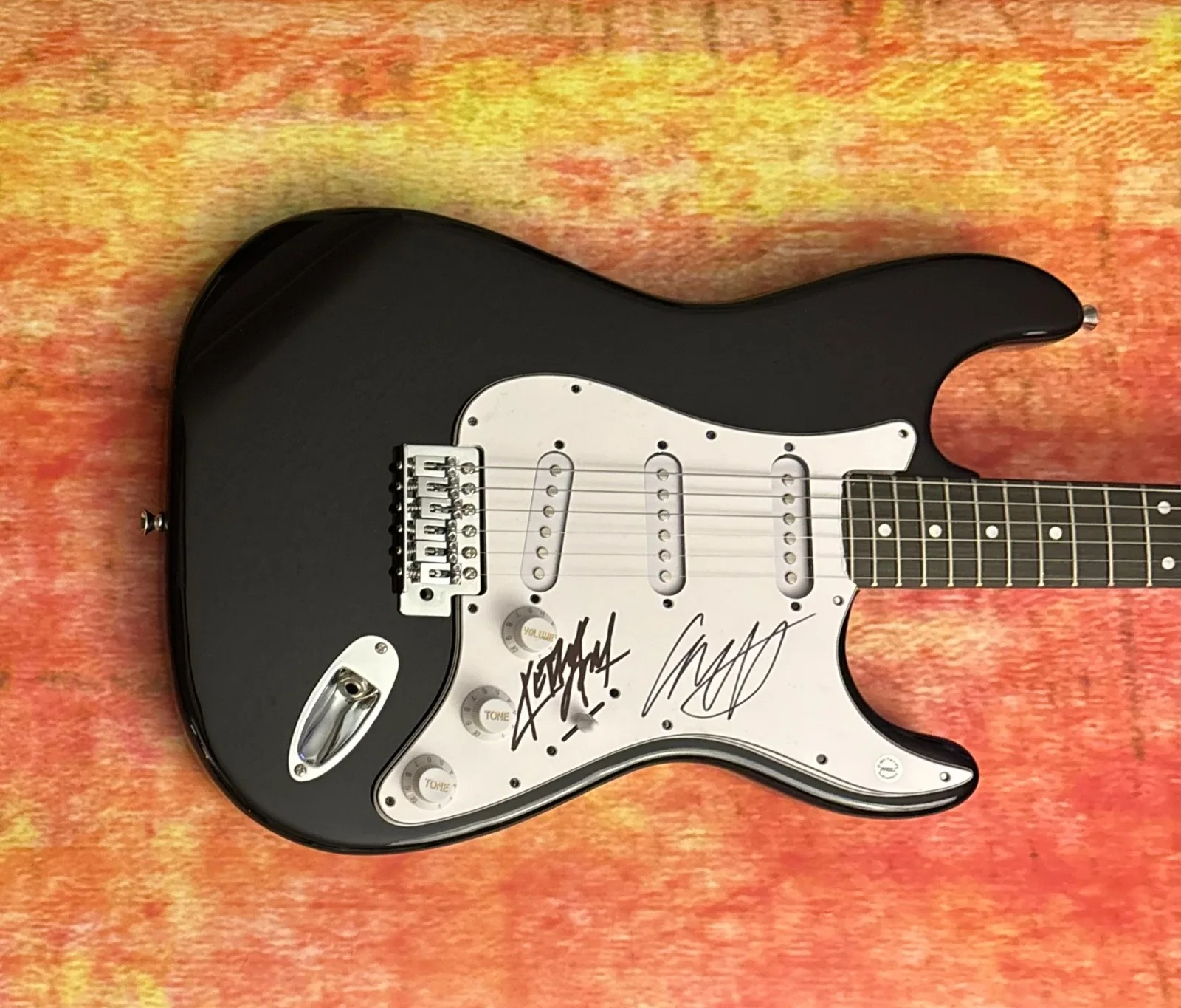 GFA Kerry King and Gary Holt * SLAYER * Band Signed Electric Guitar PROOF COA, image 5