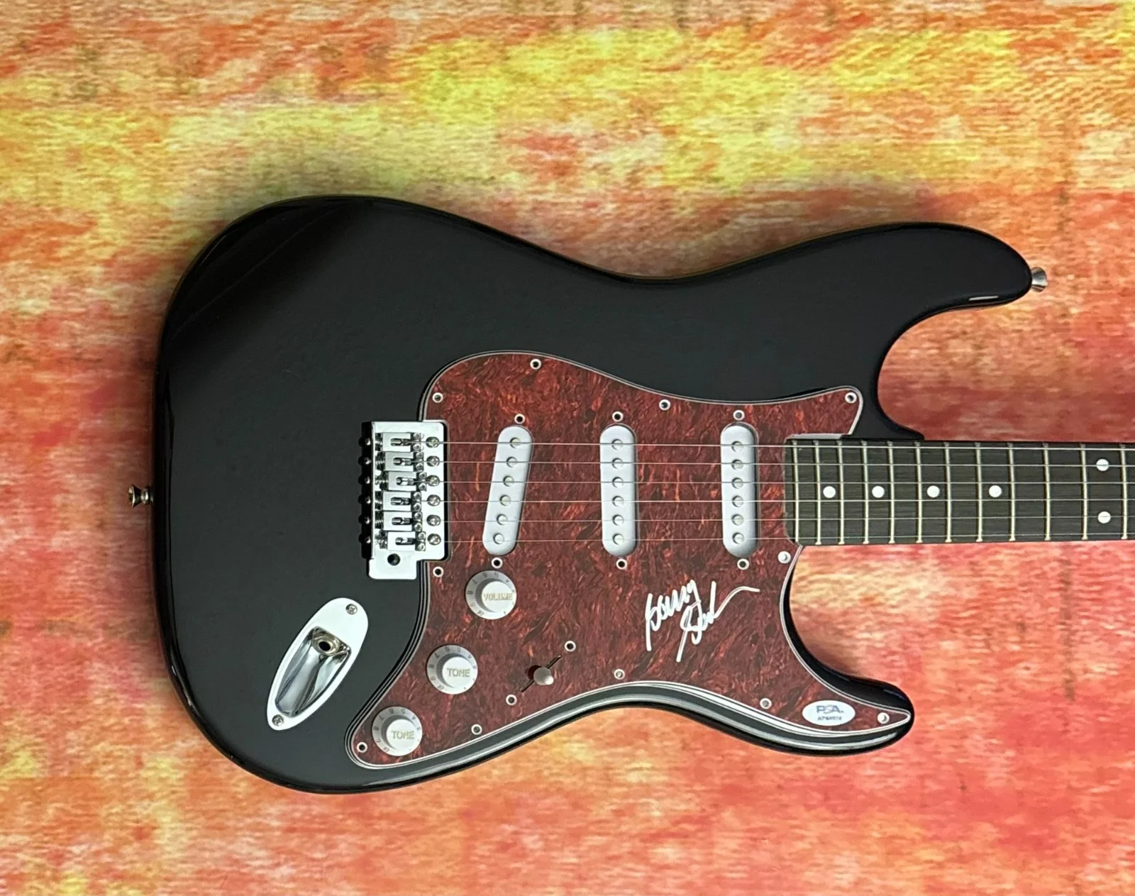 PSA Boston Band Guitarist * BARRY GOUDREAU * Signed Electric Guitar COA, image 2