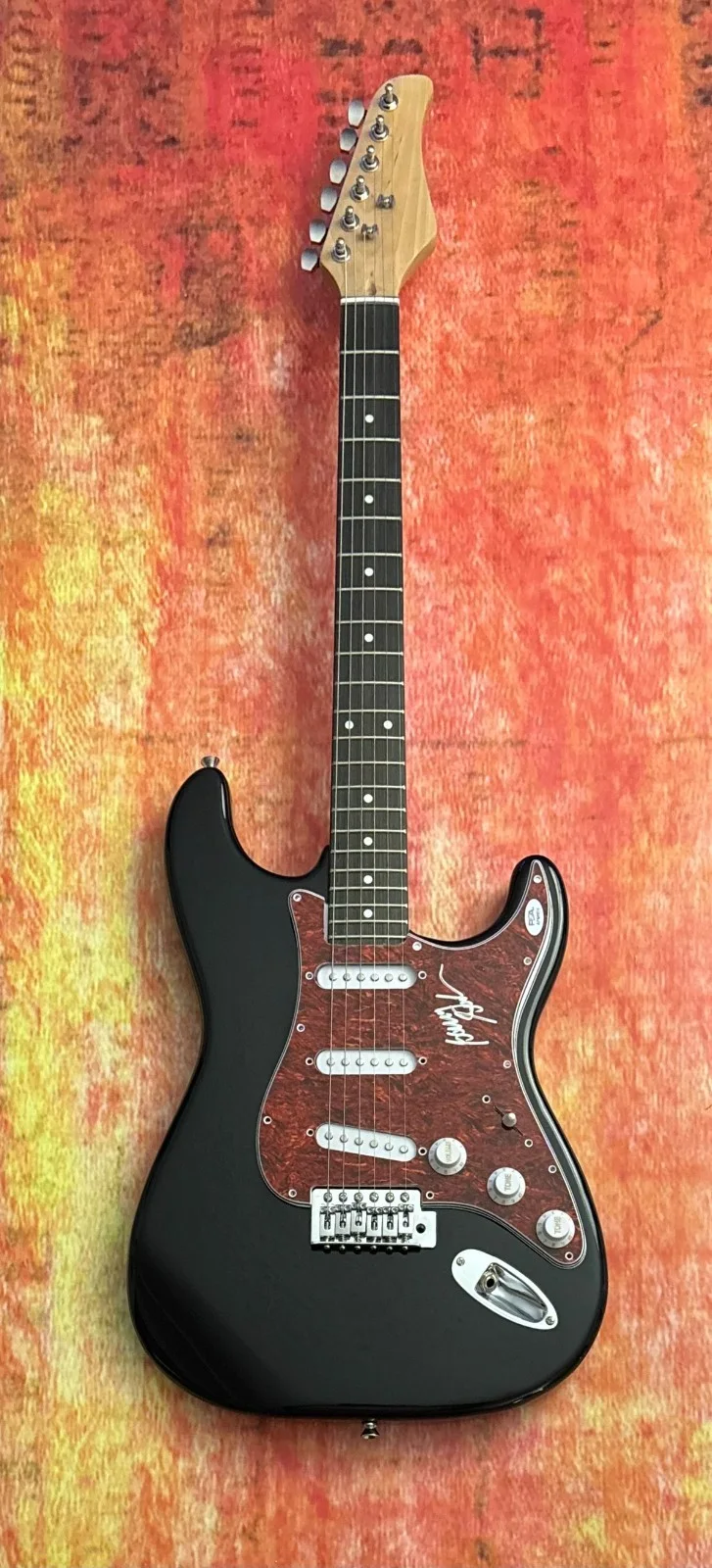 PSA Boston Band Guitarist * BARRY GOUDREAU * Signed Electric Guitar COA, image 3