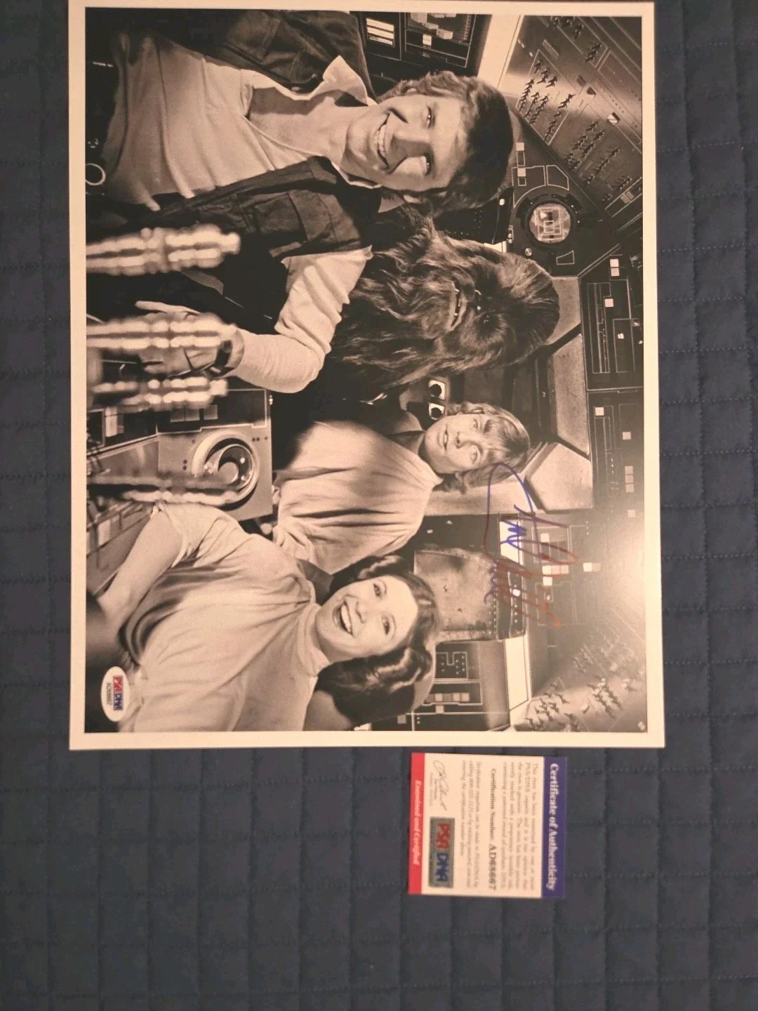 Star Wars Signed Mark HAMILL AUTOGRAPHED 11X14 B/W PHOTO PSA CERT LUKE..., изображение 3