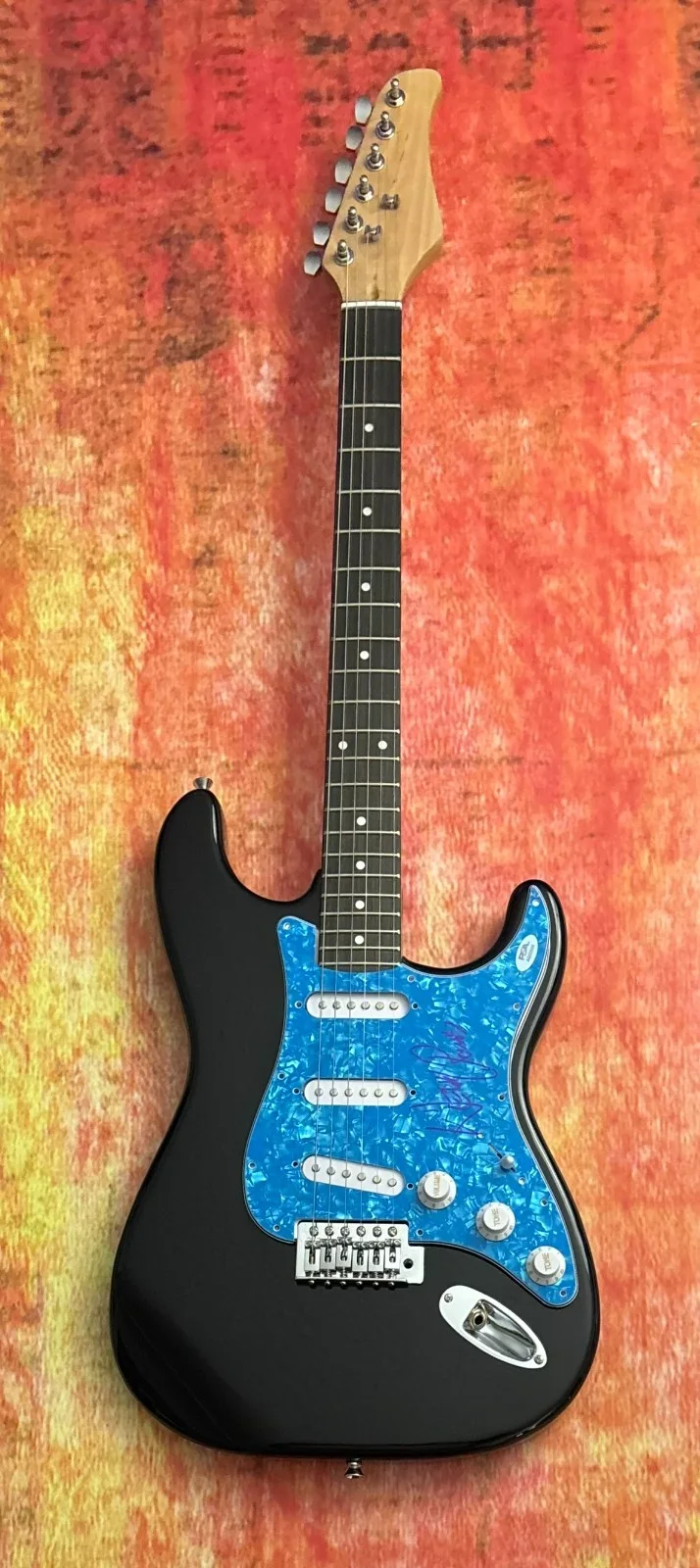PSA Black Flag Frontman * HENRY ROLLINS * Signed Electric Guitar COA, image 3