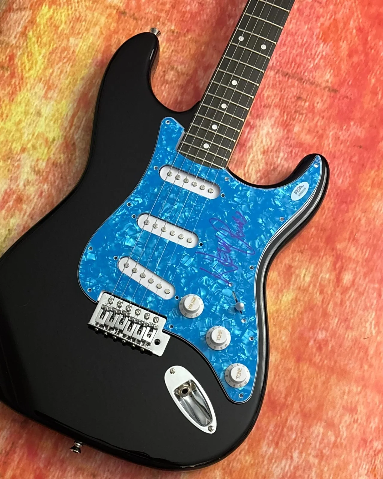 PSA Black Flag Frontman * HENRY ROLLINS * Signed Electric Guitar COA, image 4