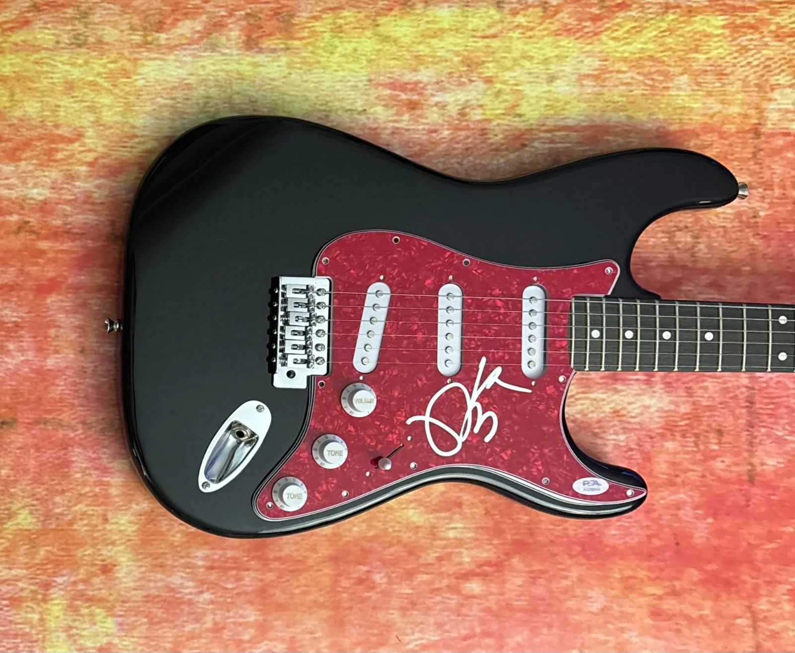 PSA Pete Wentz & Stump Band * FALL OUT BOY * Signed Electric Guitar PROOF COA, изображение 4