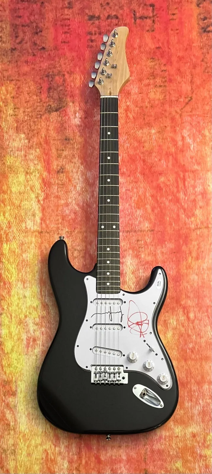 PSA Adam Jones & Justin Chancellor * TOOL * Band Signed Electric Guitar COA, image 2