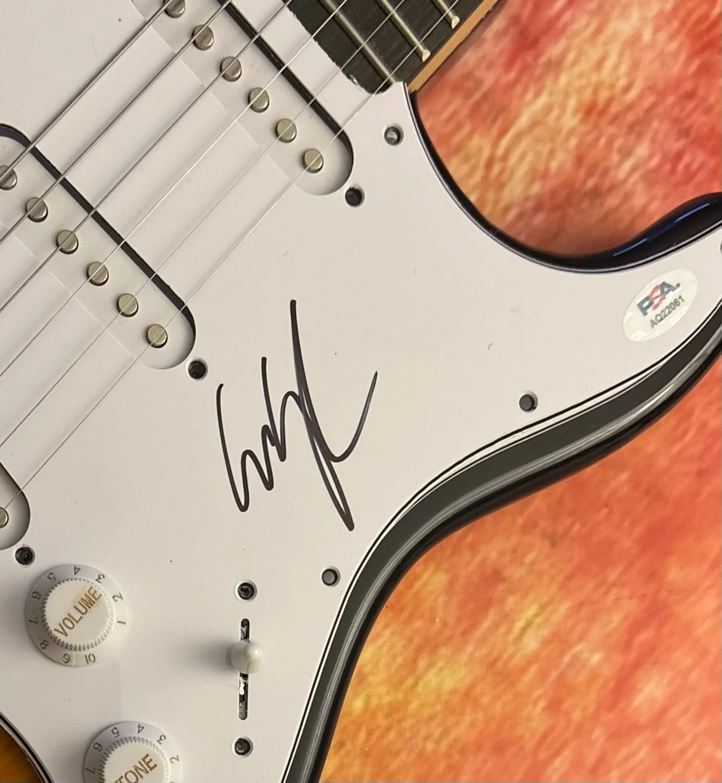 PSA Primus Band Rock Star * LES CLAYPOOL * Signed Electric Guitar COA, image 3