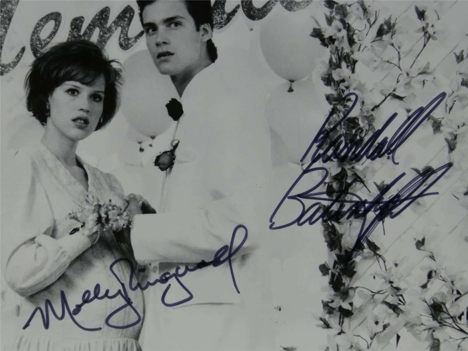 Molly RIngwald — Molly Ringwald Randall Batinkoff Signed B&W 8x10 Promo Photo For Keeps JSA COA, изображение 3
