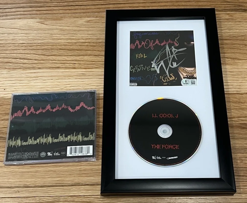 LL Cool J Signed Autographed Framed The Force CD Book Beckett COA, image 2
