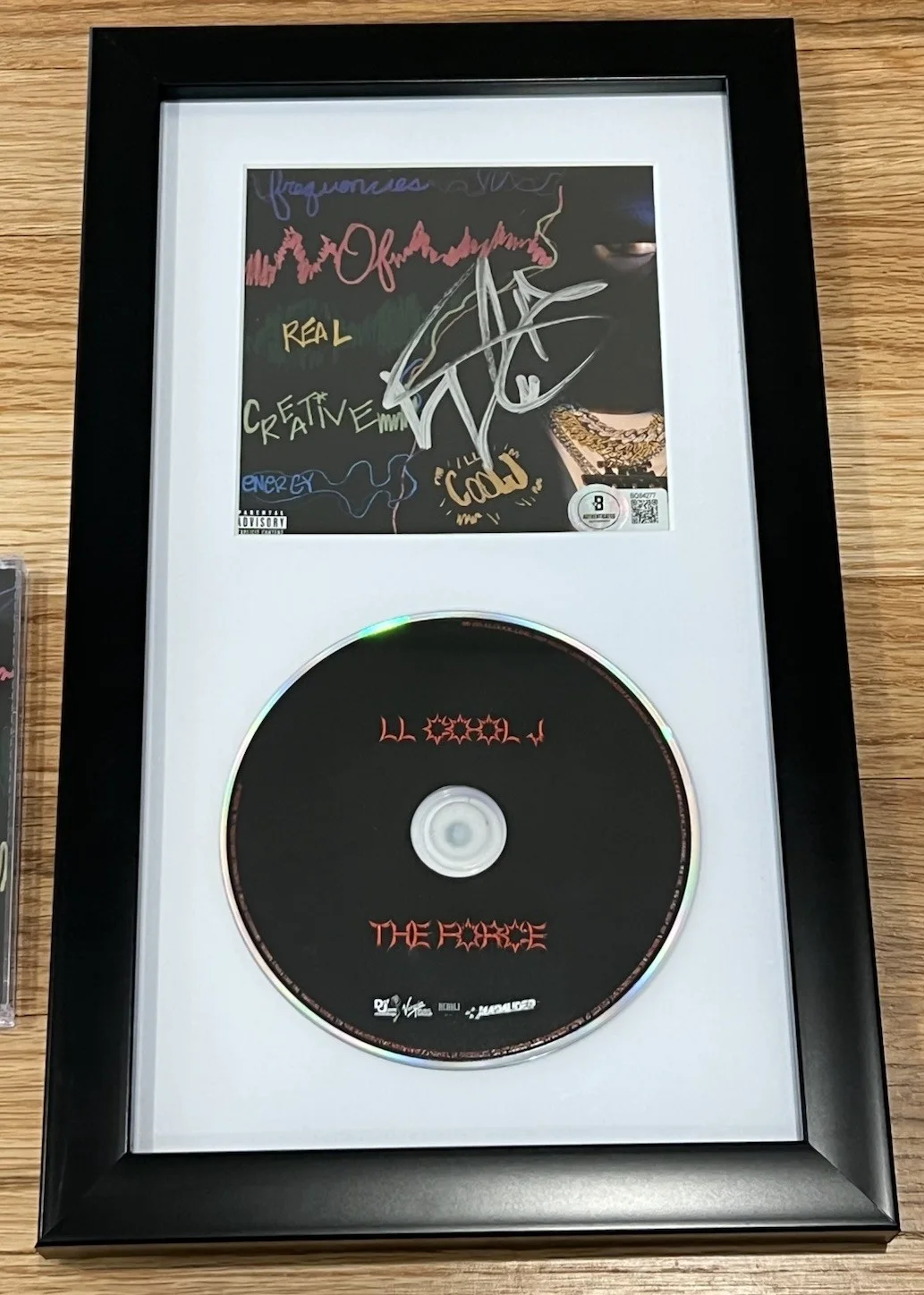 LL Cool J Signed Autographed Framed The Force CD Book Beckett COA, image 4