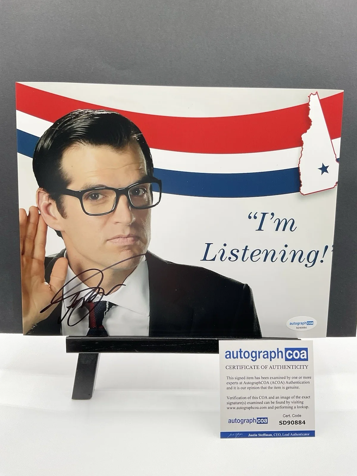 Timothy Simons — Timothy Simons signed photo Veep signed 8x10 ACOA Veep autographed 8x10 Jonah