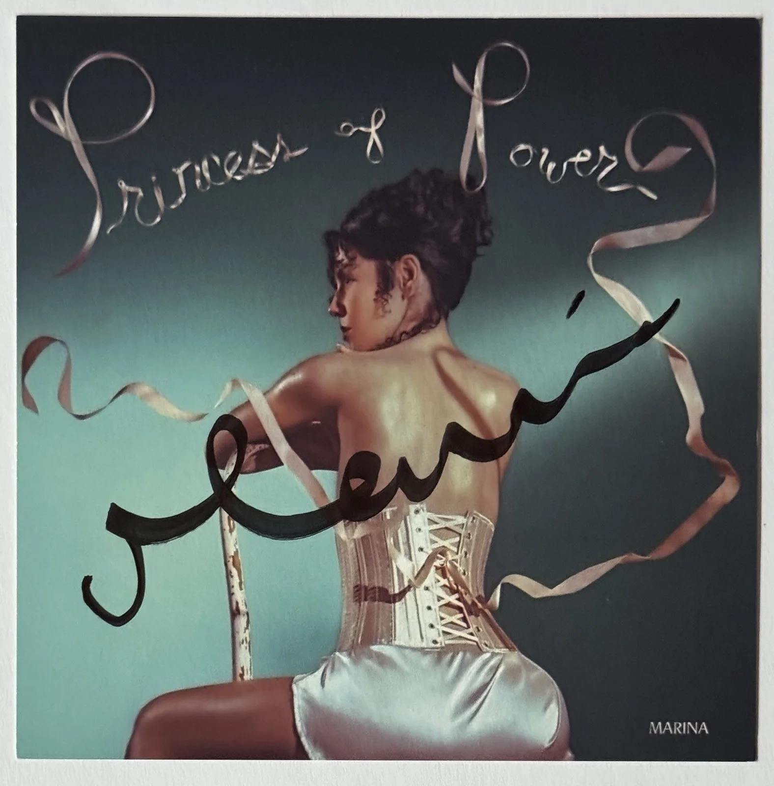 Maria SIGNED Princess Of Power Album Photo Card & CD BAS Beckett COA Autograph, изображение 2