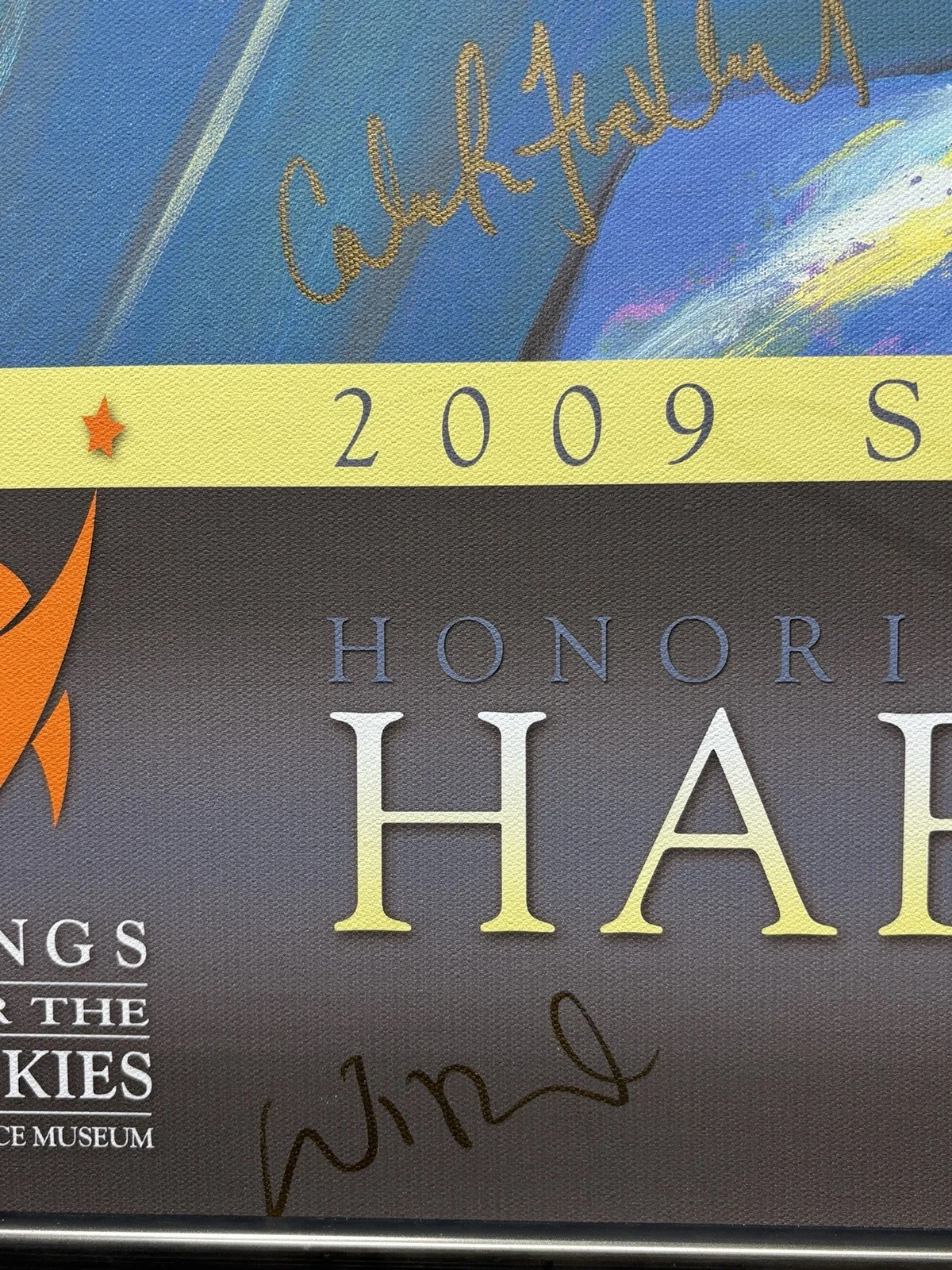 Harrison Ford — Autographed Harrison Ford And Family Wings Over The Rockies Canvas Art, изображение 4