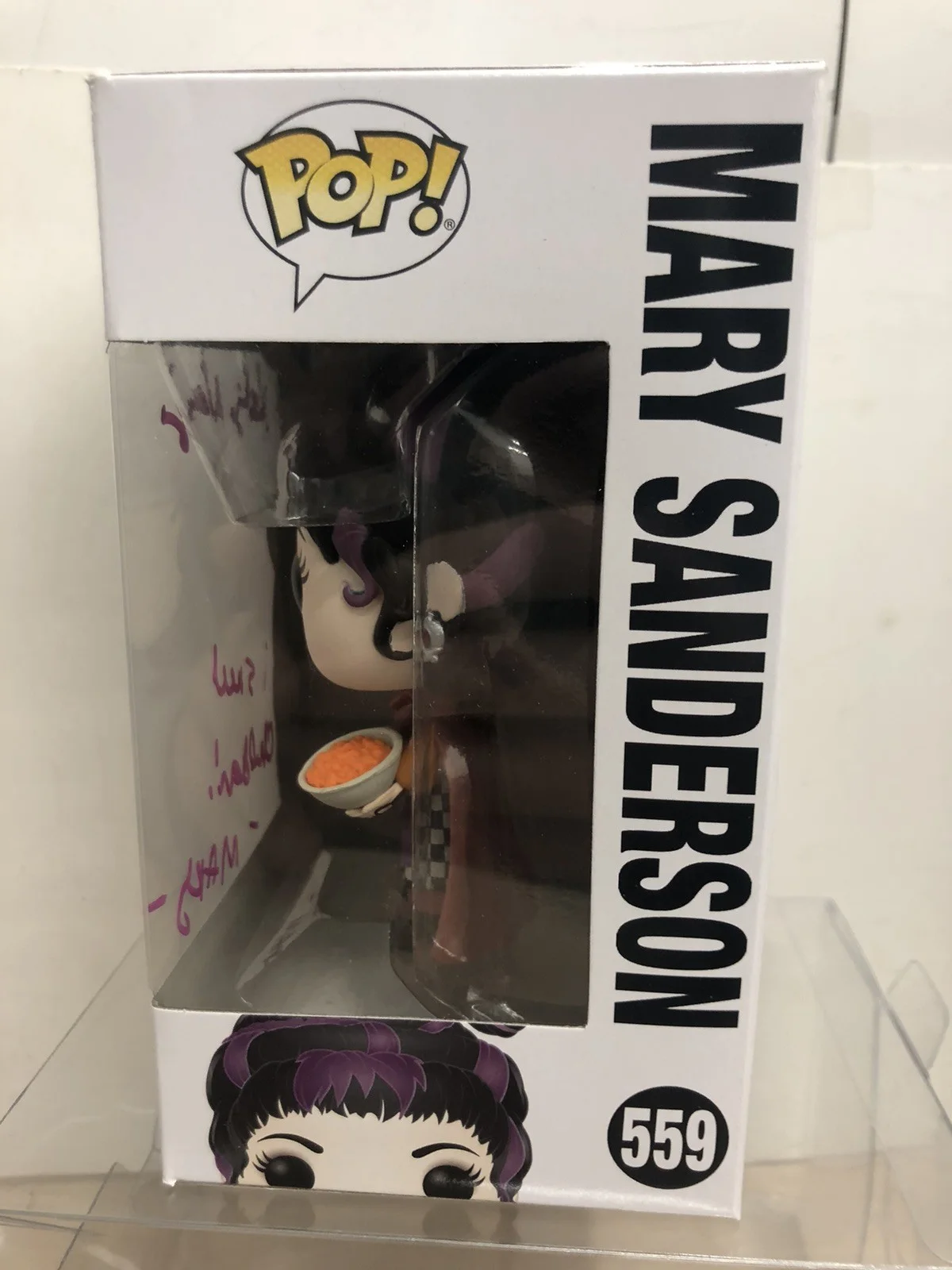 Kathy Najimy — Kathy Najimy Signed Autograph Mary Sanderson Hocus Pocus Funko Pop 559 NO COA, image 3