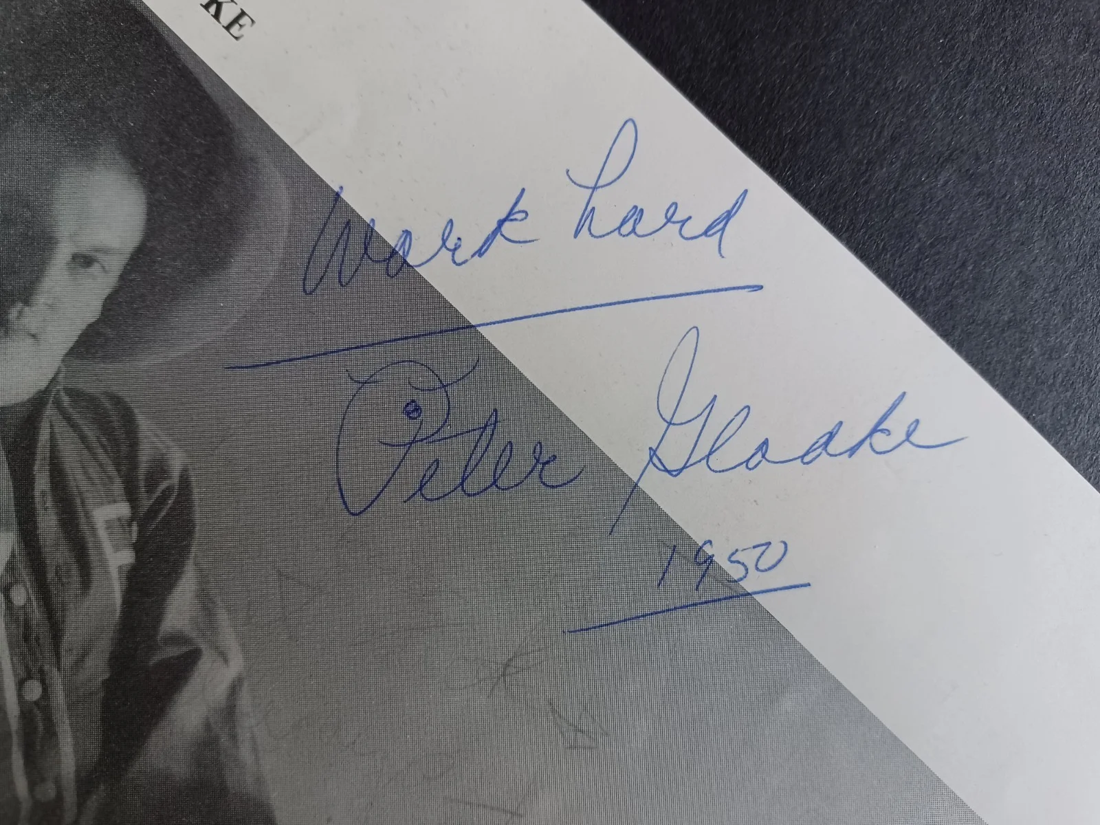 Peter Gladke (d. 1996) Signed Photo - Jackie Gleason Show, Choreographer, Dancer, изображение 2