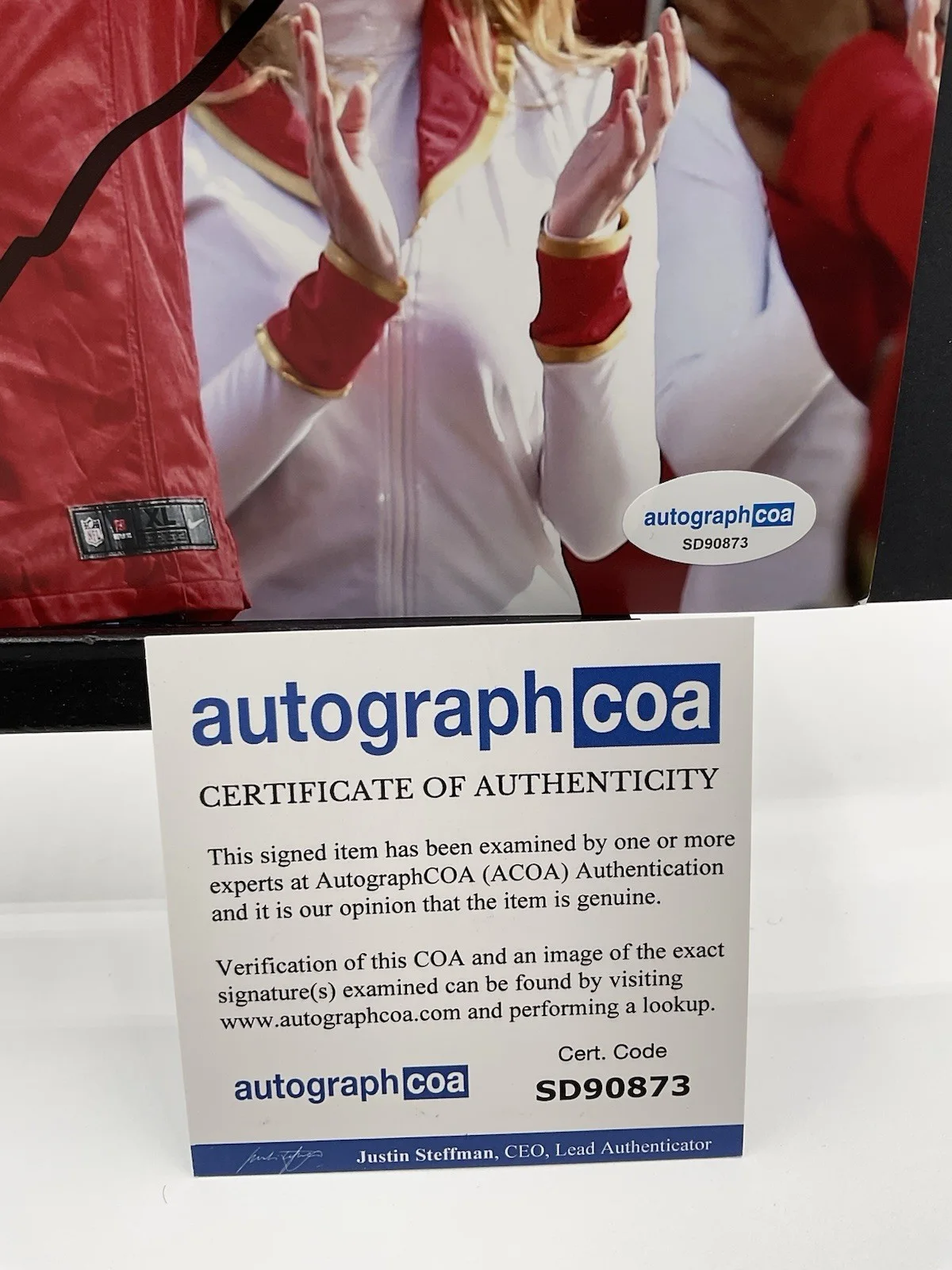 Rob Riggle — Rob Riggle signed photo ACOA Kansas City Chiefs signed 8x10 Step Brothers auto, image 3
