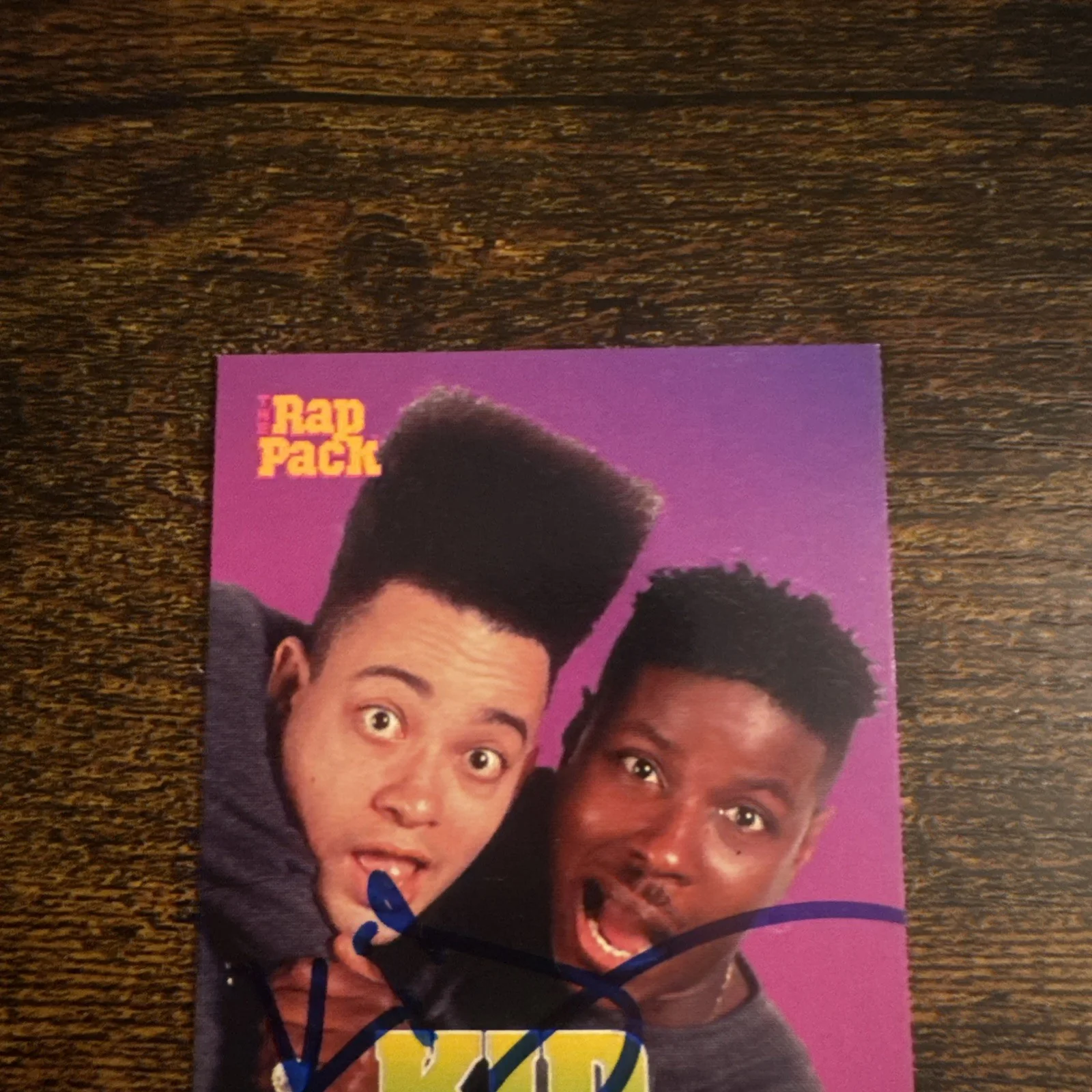 1991 The Rap Pack Chris Kid Reid Kid N’ Play #58 Auto Signed Card, изображение 4