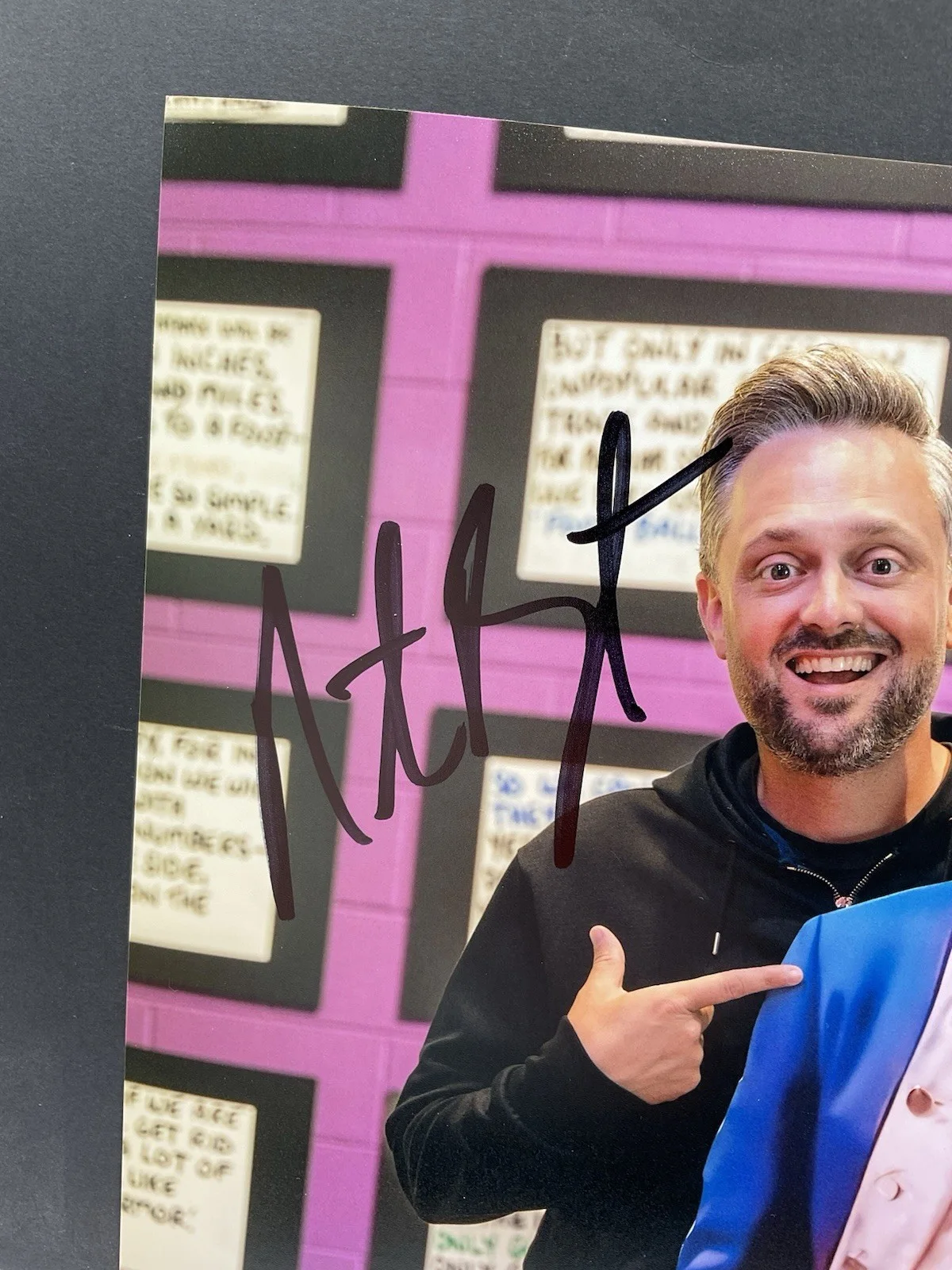 Nate Bargatze — Nate Bargatze Signed 8x10 ACOA George Washington signed photo SNL signed photo, image 2
