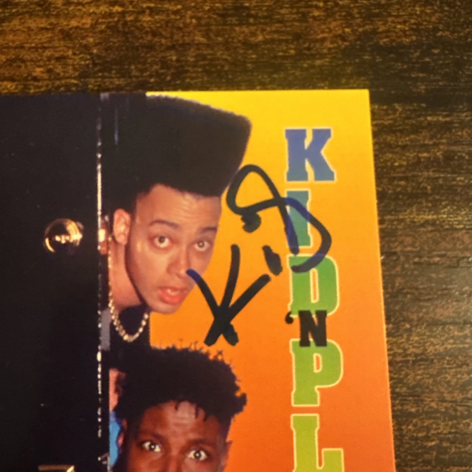 1991 The Rap Pack Chris Kid Reid Kid N’ Play #59 Auto Signed Card, изображение 3