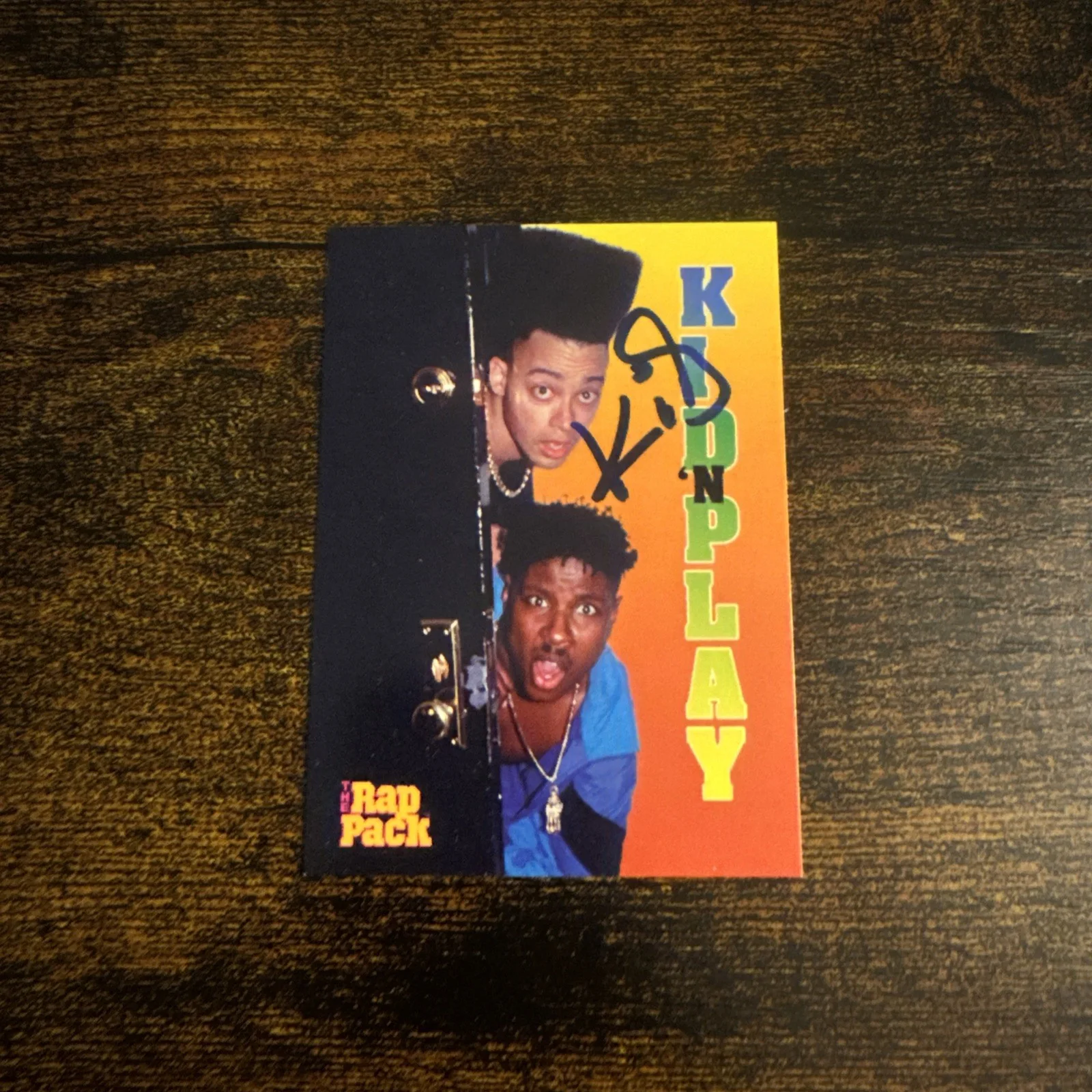 1991 The Rap Pack Chris Kid Reid Kid N’ Play #59 Auto Signed Card, изображение 4