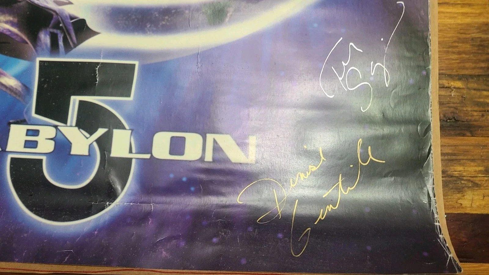 9 Cast members — Babalon 5 Poster With Cast Signatures 24x35, image 3