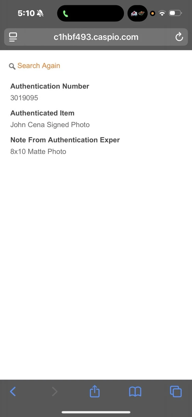 John Cena Autographed Peacemaker 8x10 Photo w/coa, image 3