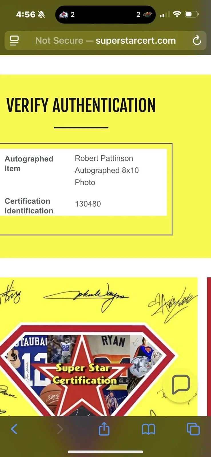 Robert Pattinson Autographed Photo of a GQ Cover Signed w/coa, изображение 3