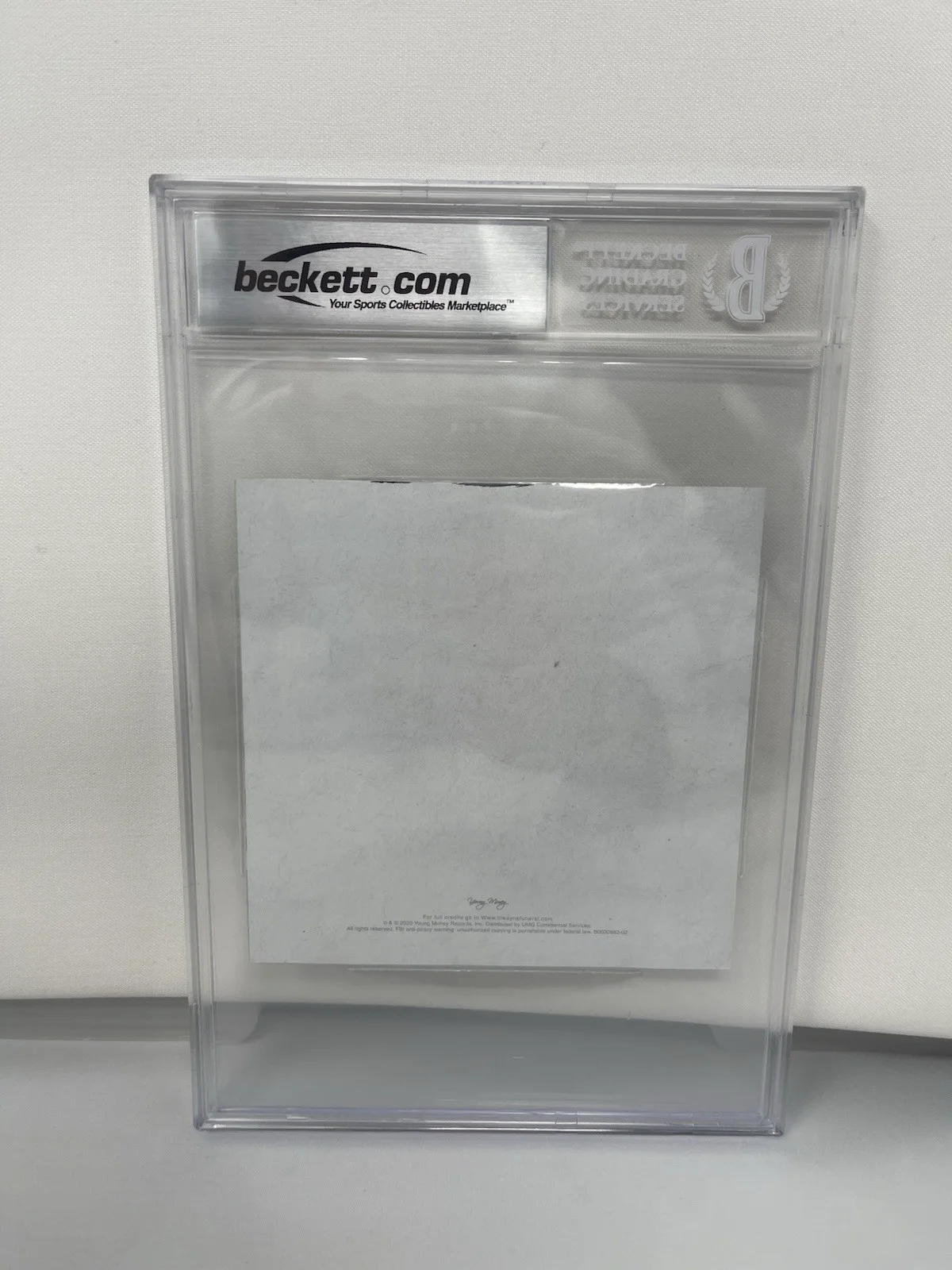 Lil Wayne Signed FUNERAL CD Cover Booklet Beckett COA Auto, image 2