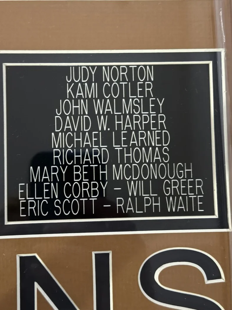 Judy Norton, Kami Cotler, John Walmsey — The Waltons Hand Signed Cast Photo & Cuts Judy Norton Kami Cotler +9 Framed BAS, изображение 4