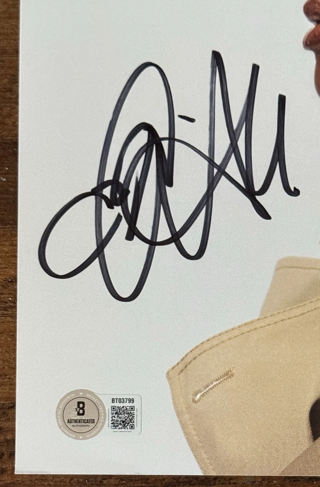 SIGNED Ciara Album Photo Card Autograph & Cici RED Vinyl LP BAS Beckett COA Auto, изображение 2