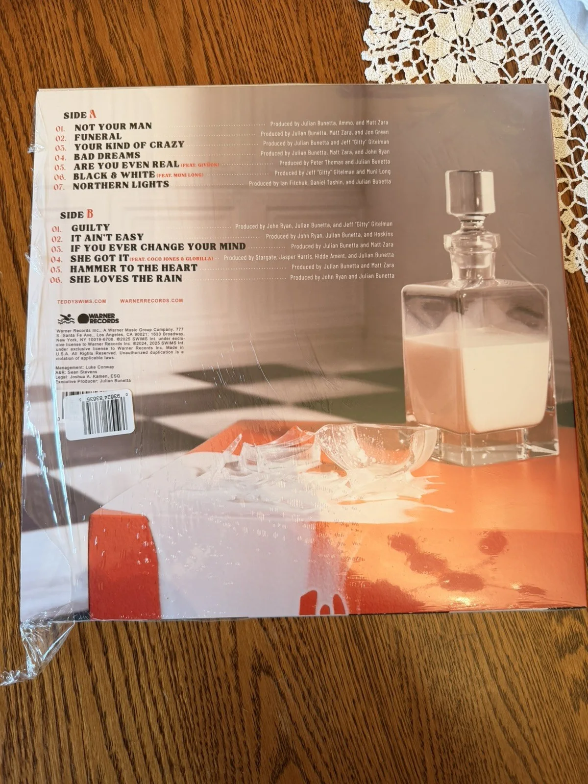 Teddy Swims — Teddy Swims Signed I've Tried Everything But Therapy, Pt. 2 Album NEW, image 3