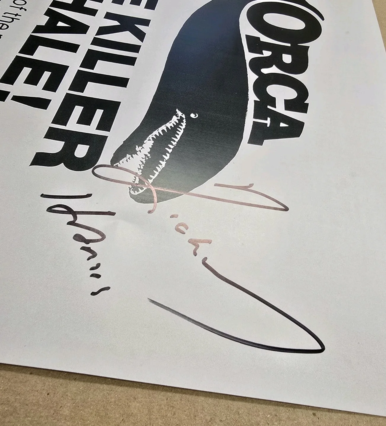 Bo Derek, Richard Harris — ORIGINAL AUTOGRAPHS ON QUALITY POSTER PRINT BY BO DEREK & RICHARD HARRIS-COA ✔️, изображение 2