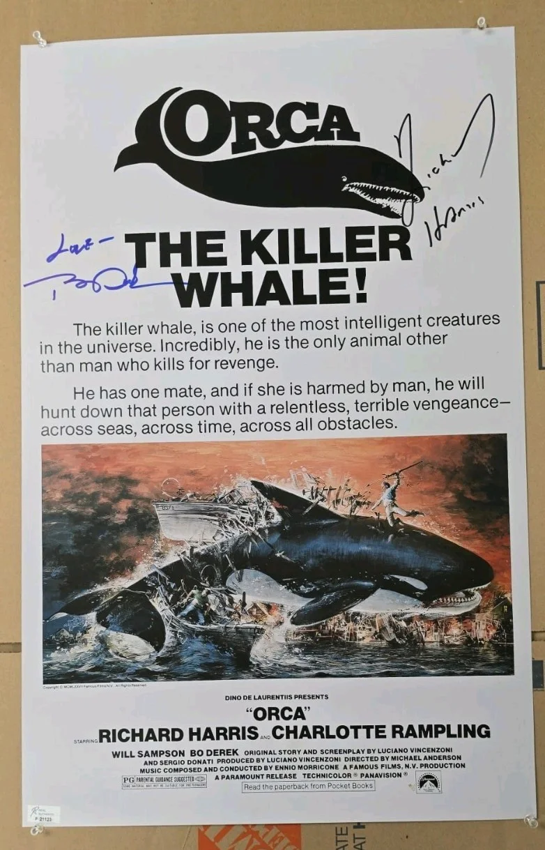 Bo Derek, Richard Harris — ORIGINAL AUTOGRAPHS ON QUALITY POSTER PRINT BY BO DEREK & RICHARD HARRIS-COA ✔️, изображение 4