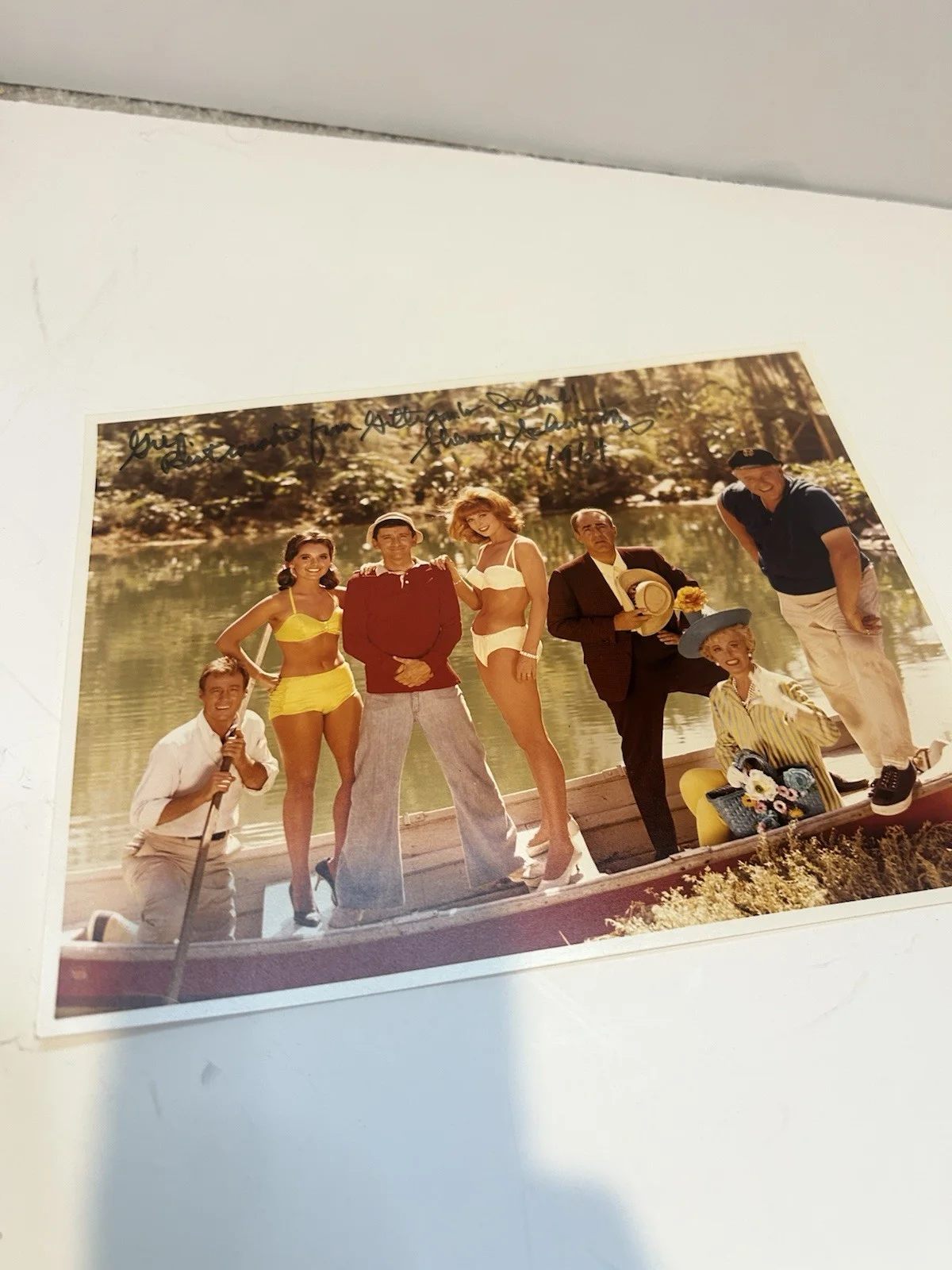 Authentic Sherwood Schwartz Signed Gillian’s Island Photo 90’s, изображение 2