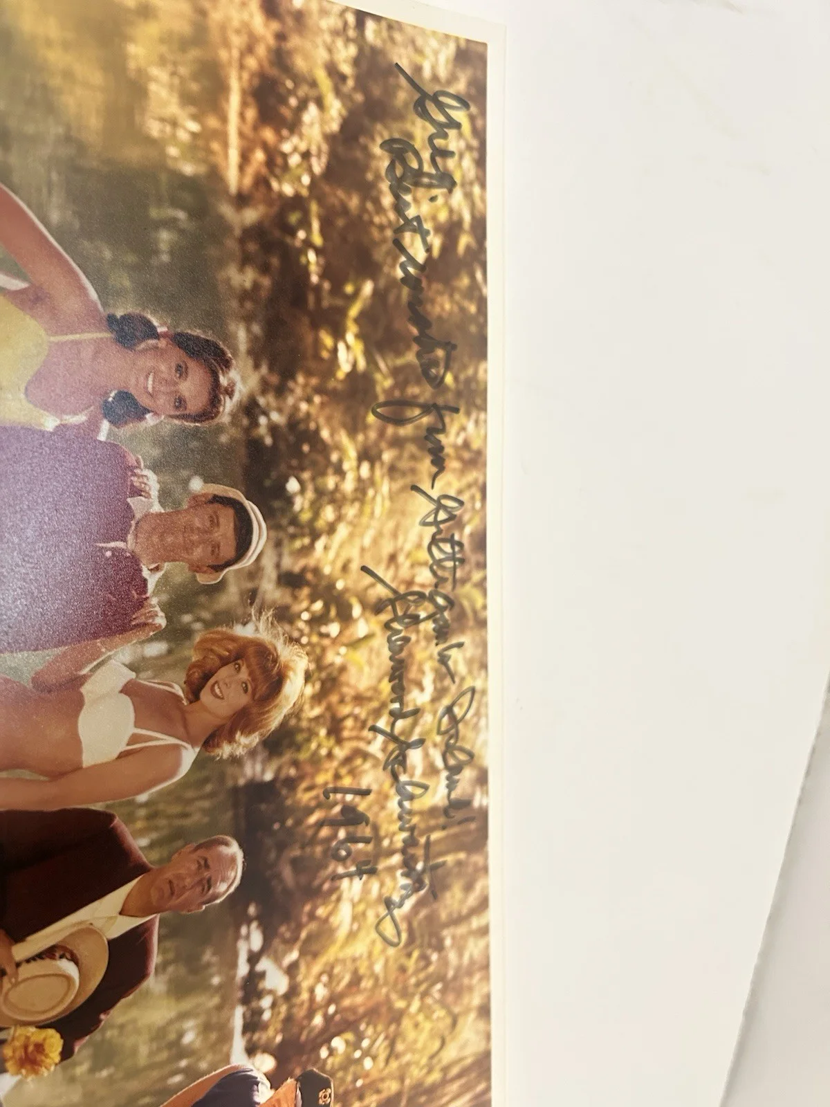 Authentic Sherwood Schwartz Signed Gillian’s Island Photo 90’s, изображение 3
