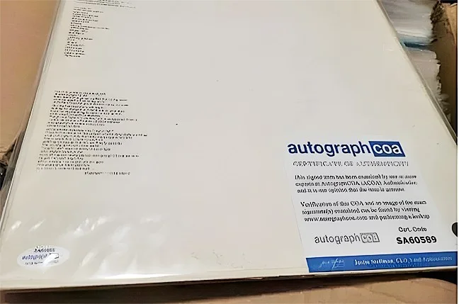 1971 -JAMES TAYLOR- ACOA Signed/Autograph/Auto 1967 Flying Machine Record Album, изображение 2