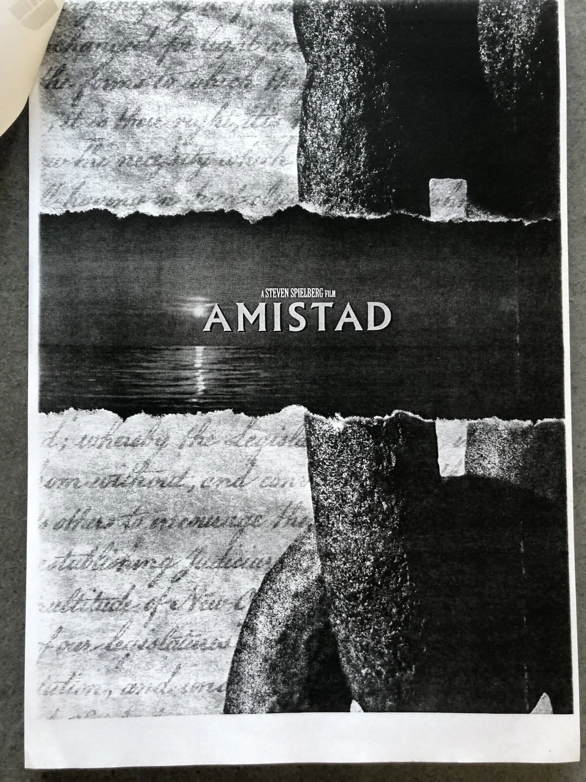 Cinema/Press Pack - Amistad- Steven Spielberg-Morgan Freeman Movie Collectable, image 4