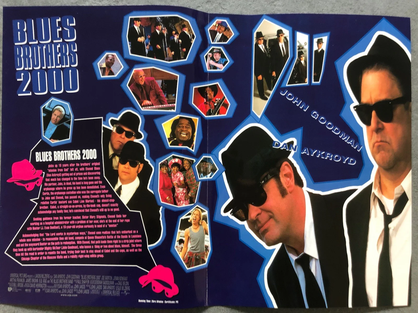 Cinema/Press Pack Blues Brothers 2000- Dan Aykroyd & John Goodman- Collectable, изображение 3