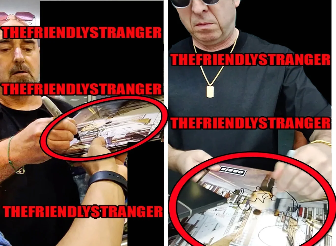 Noel Gallagher, Paul Bonehead Arthurs - Oasis — Noel Gallagher & Bonehead signed OASIS "WHAT'S THE STORY" Vinyl Album PROOF JSA, image 4
