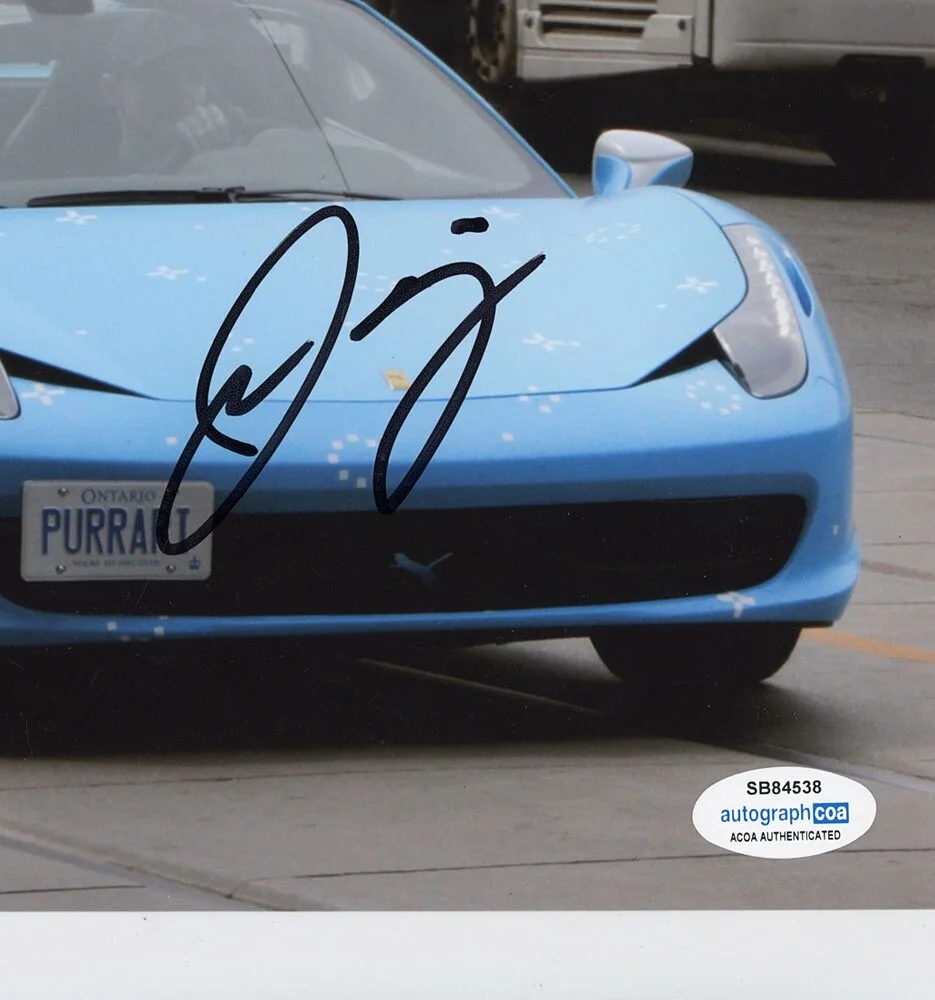 DEADMAU5 — Deadmau5 signed "PURRARI" 8x10 Photo b PROOF Seeya DJ Joel Zimmerman ACOA COA, image 4
