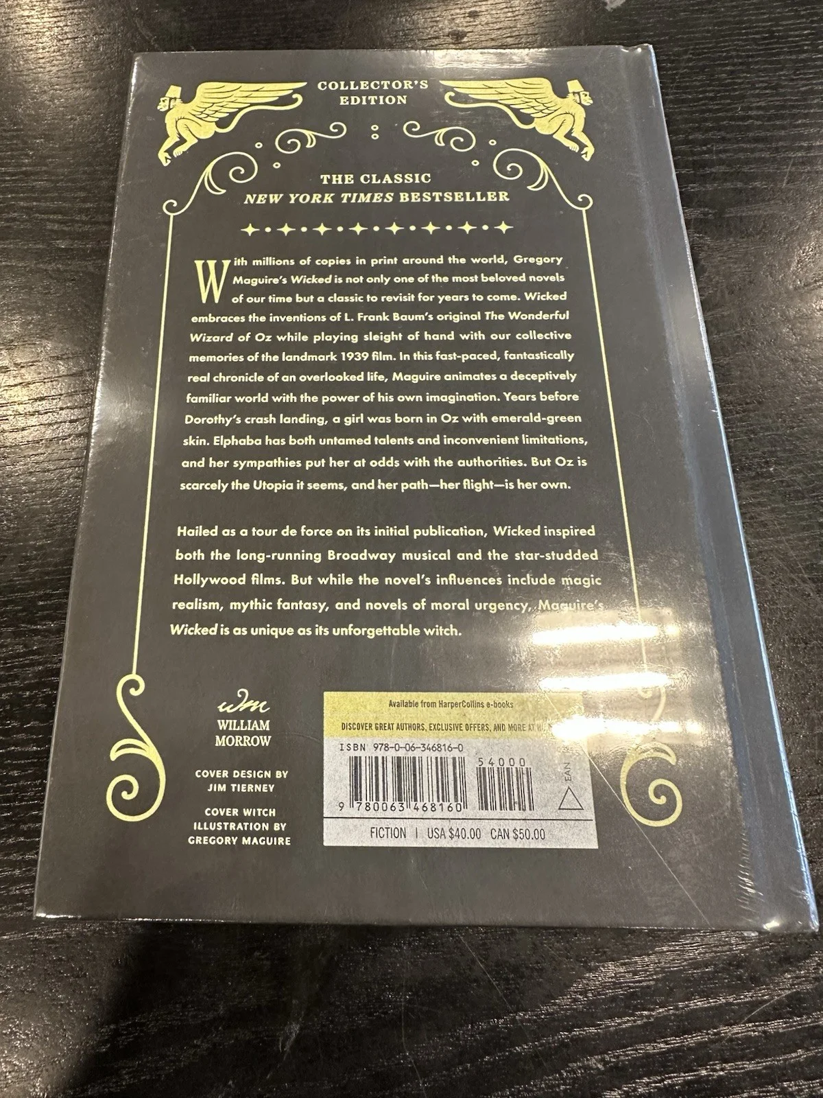 Wicked The Life And Times Of The Wicked Witch Gregory Maguire Signed Book, изображение 2