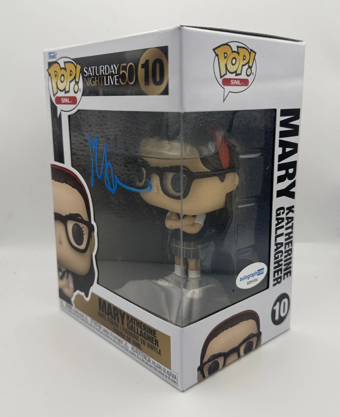 Molly Shannon — Molly Shannon "SNL" Autograph SIGNED 'Mary Katherine Gallagher' Funko Pop B ACOA, image 2