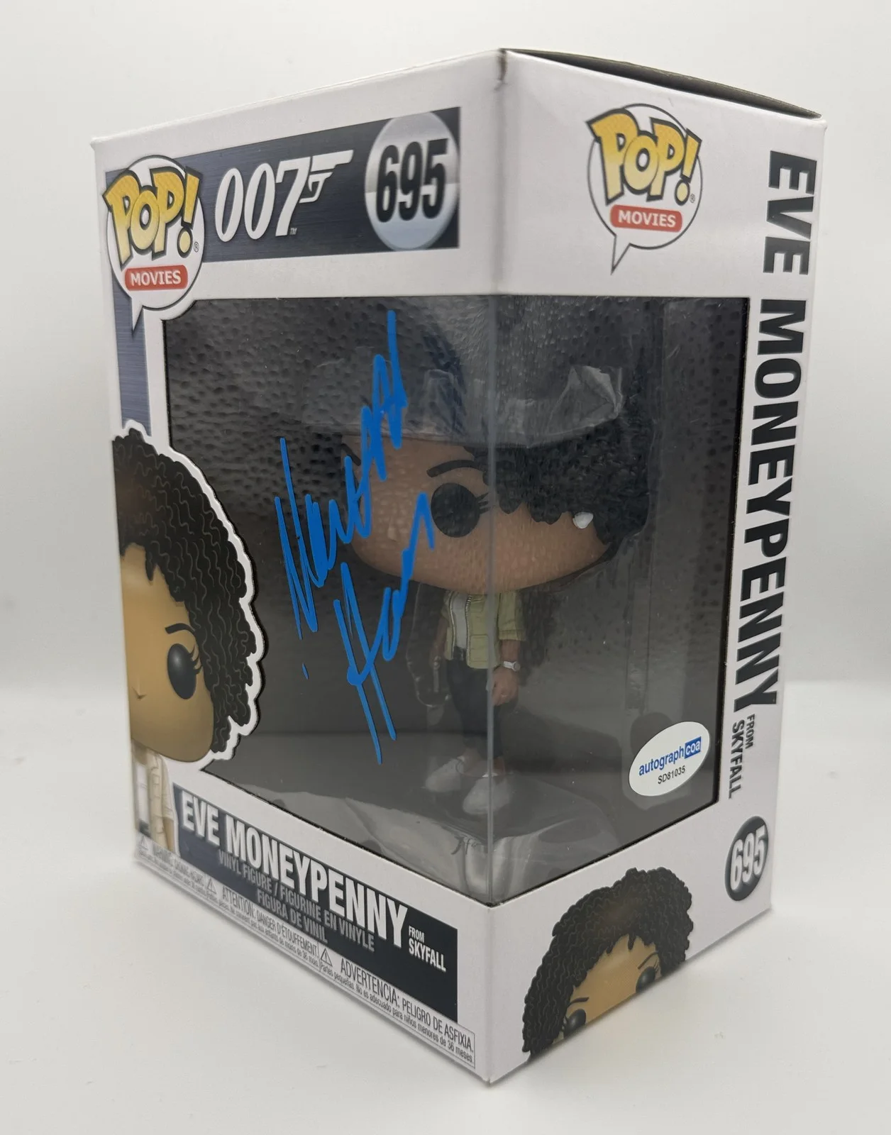 Naomie Harris — Naomie Harris "Skyfall" James Bond 007 SIGNED Eve Moneypenny 695 Funko Pop ACOA