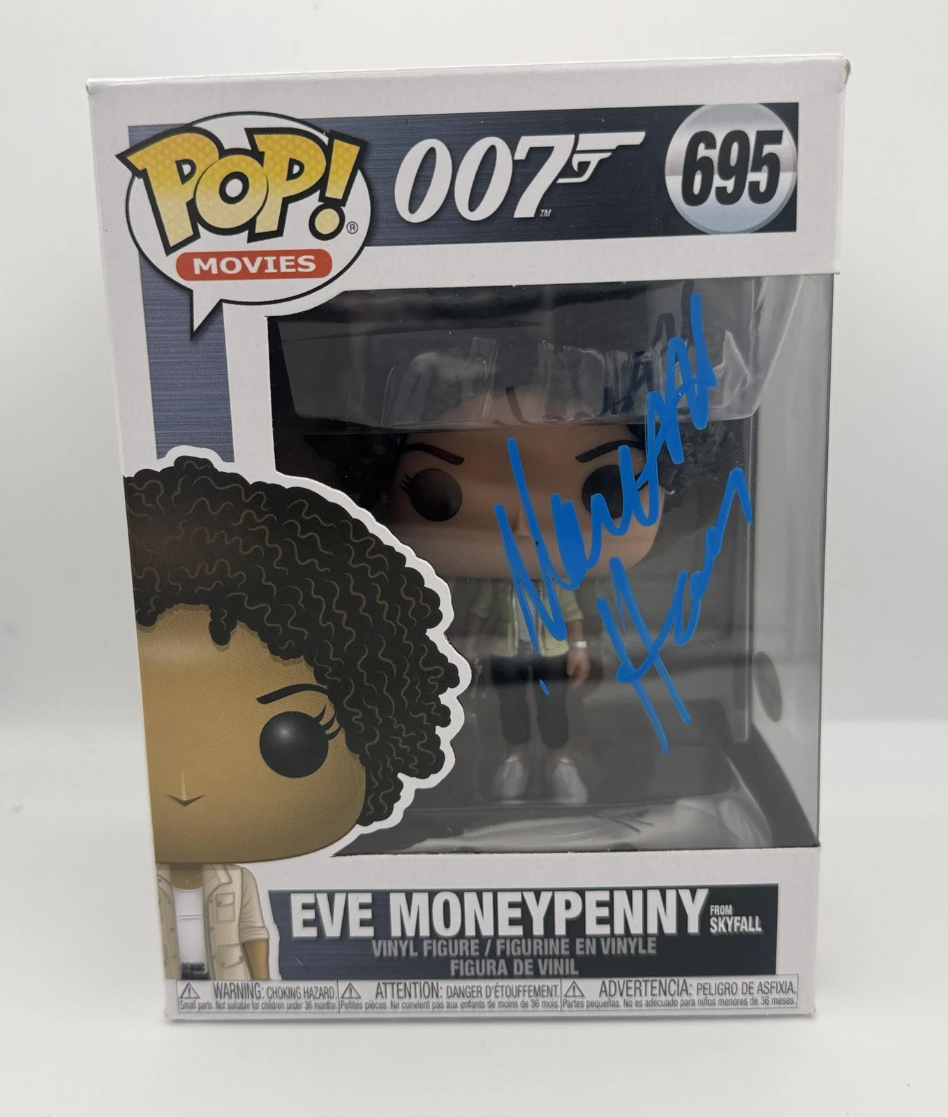 Naomie Harris — Naomie Harris "Skyfall" James Bond 007 SIGNED Eve Moneypenny 695 Funko Pop ACOA, изображение 2