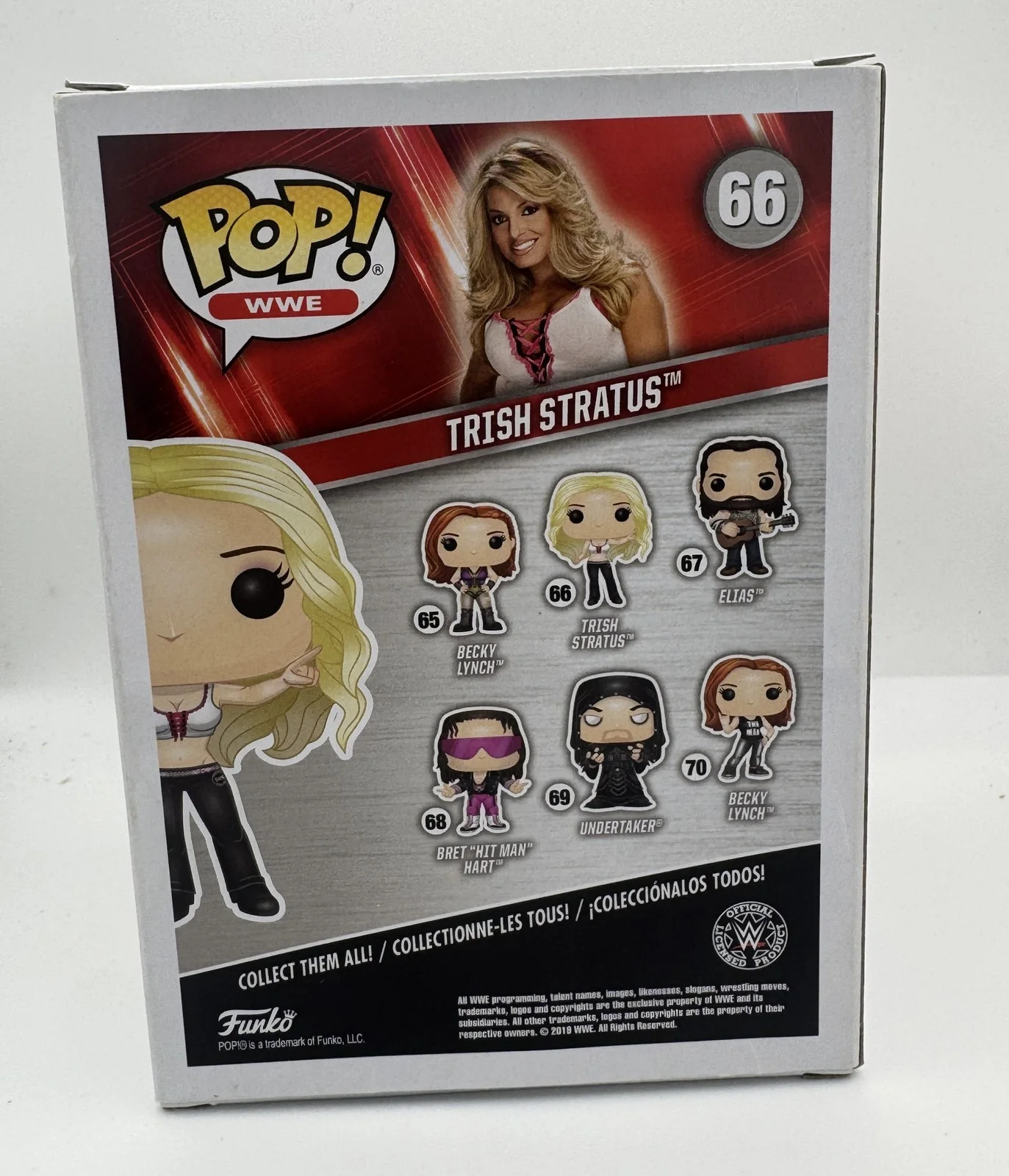 Trish Stratus — Trish Stratus AUTOGRAPH Signed WWE Wrestling 66 Funko Pop Vinyl Figure ACOA, изображение 4