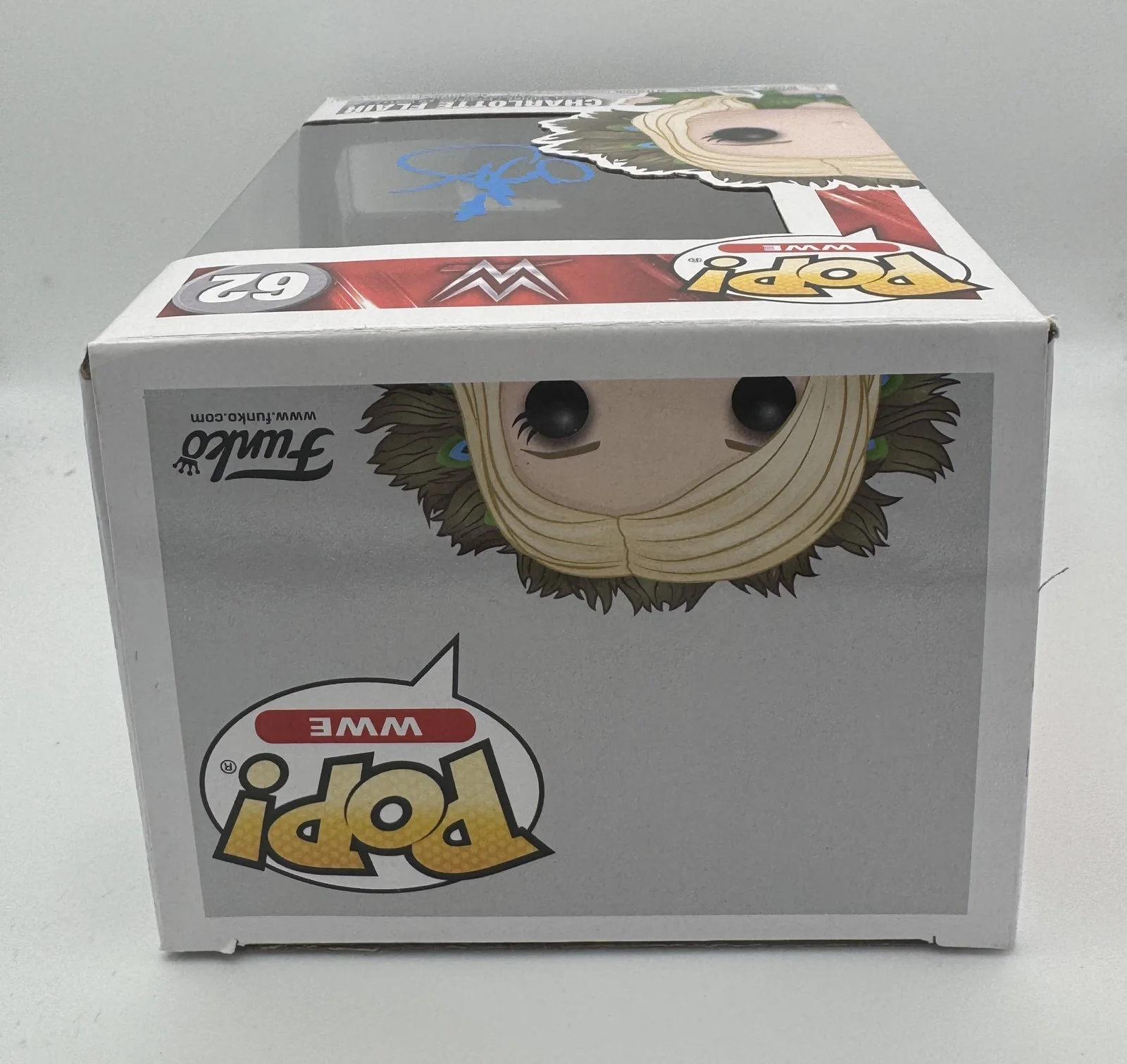Charlotte Flair — Charlotte Flair AUTOGRAPH Signed WWE Wrestling 62 Funko Pop Vinyl Figure C ACOA, изображение 3