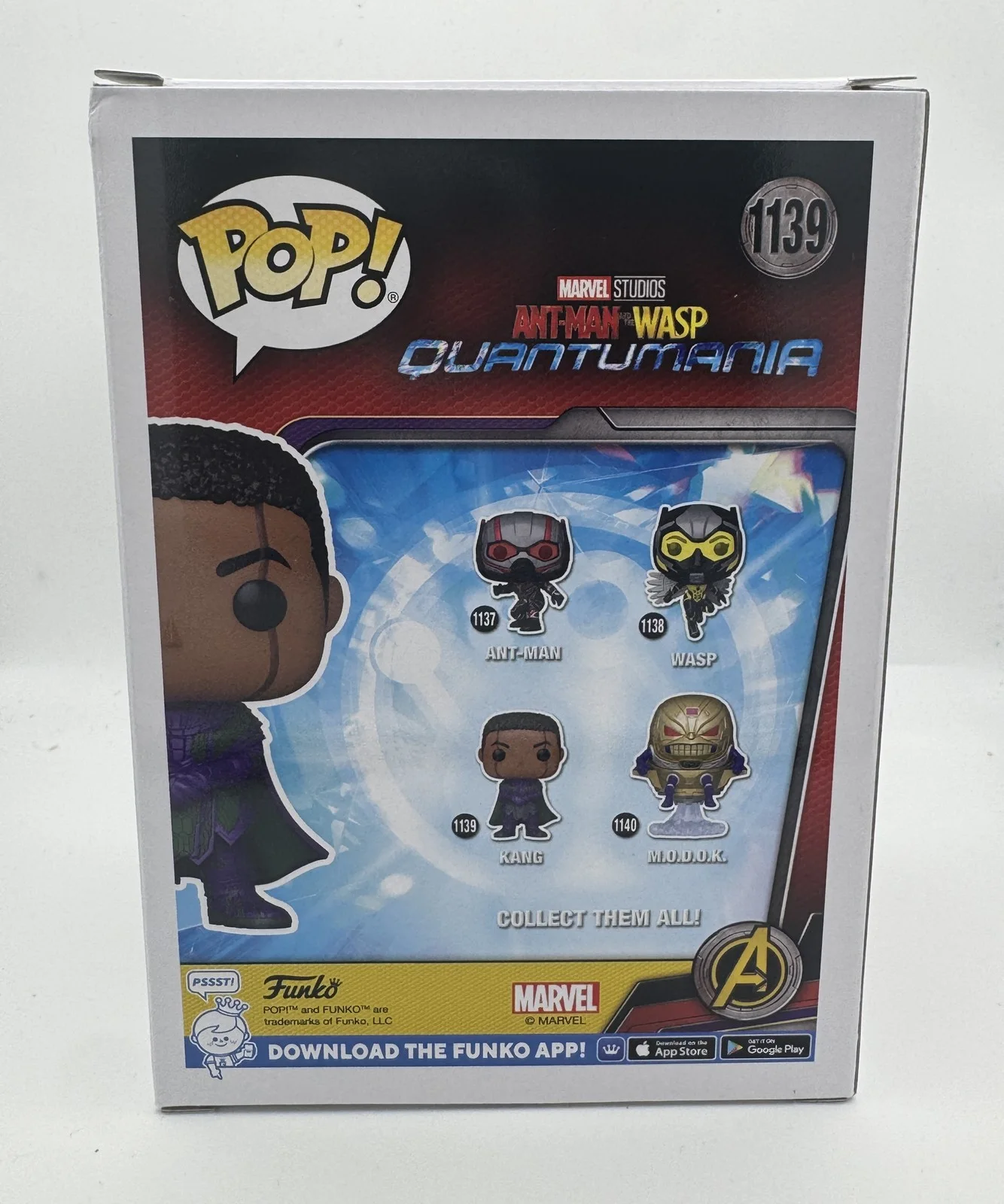 Jonathan Majors — Jonathan Majors "Ant-Man and the Wasp: Quantumania" SIGNED Kang Funko Pop B ACOA, изображение 4